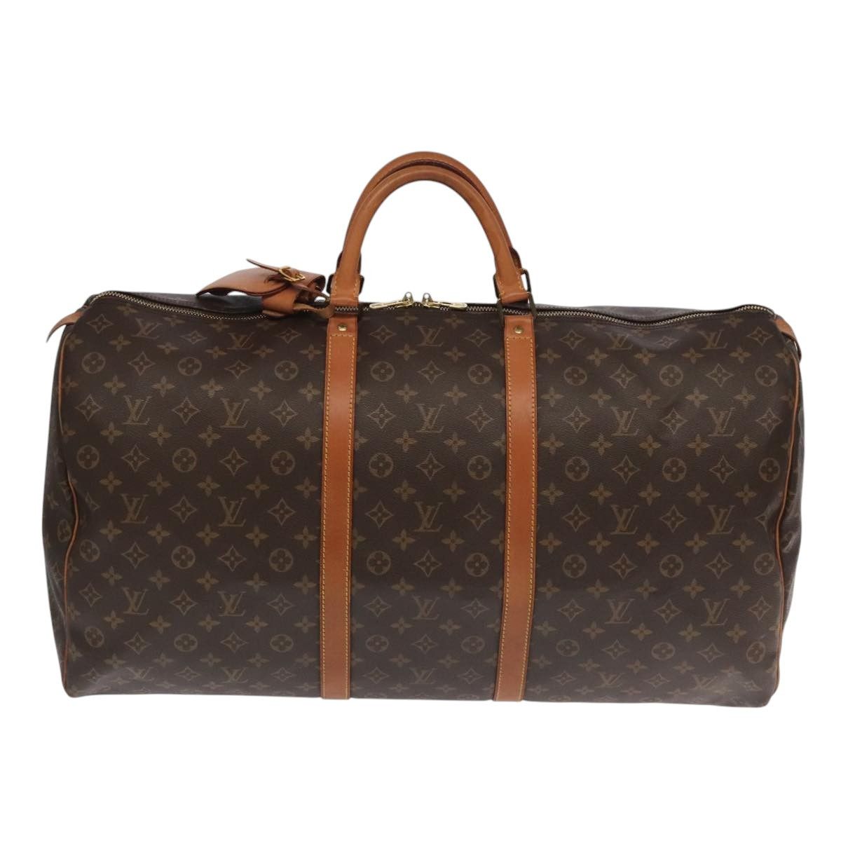 Louis Vuitton Keepall 60 Brown Canvas Travel Bag (Pre-Owned) Size ONE SIZE - 1 Thumbnail