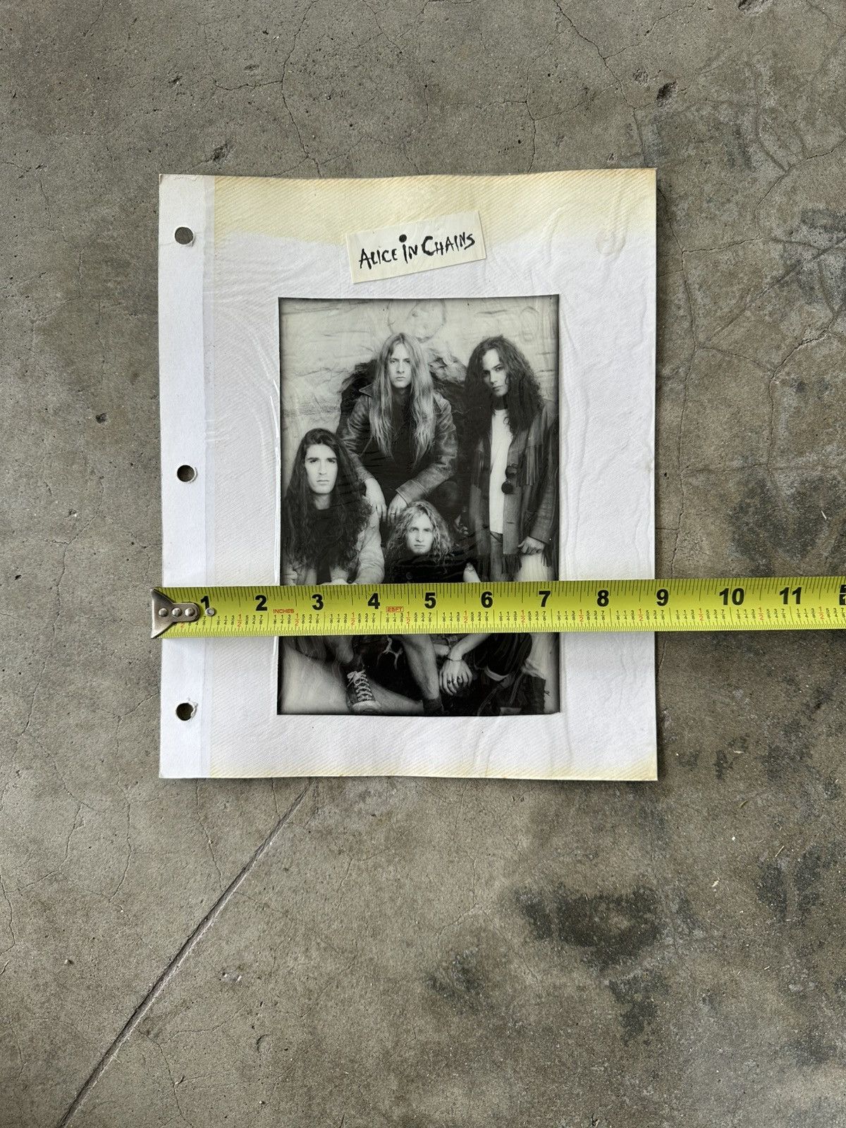 Metallica Vintage Alice In Chains Original 80s Press Photo Promo Rare Size ONE SIZE - 4 Thumbnail