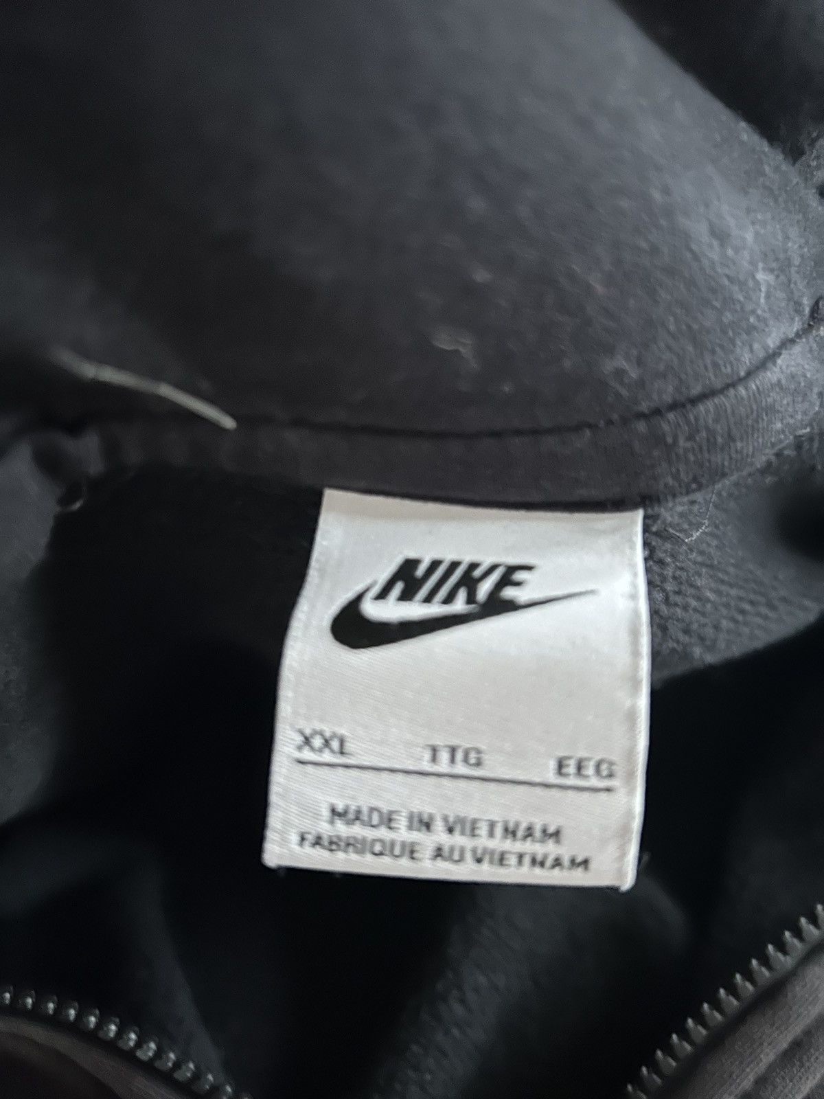 Nike Black Nike Zip Up Hoodie Size US XXL / EU 58 / 5 - 3 Thumbnail