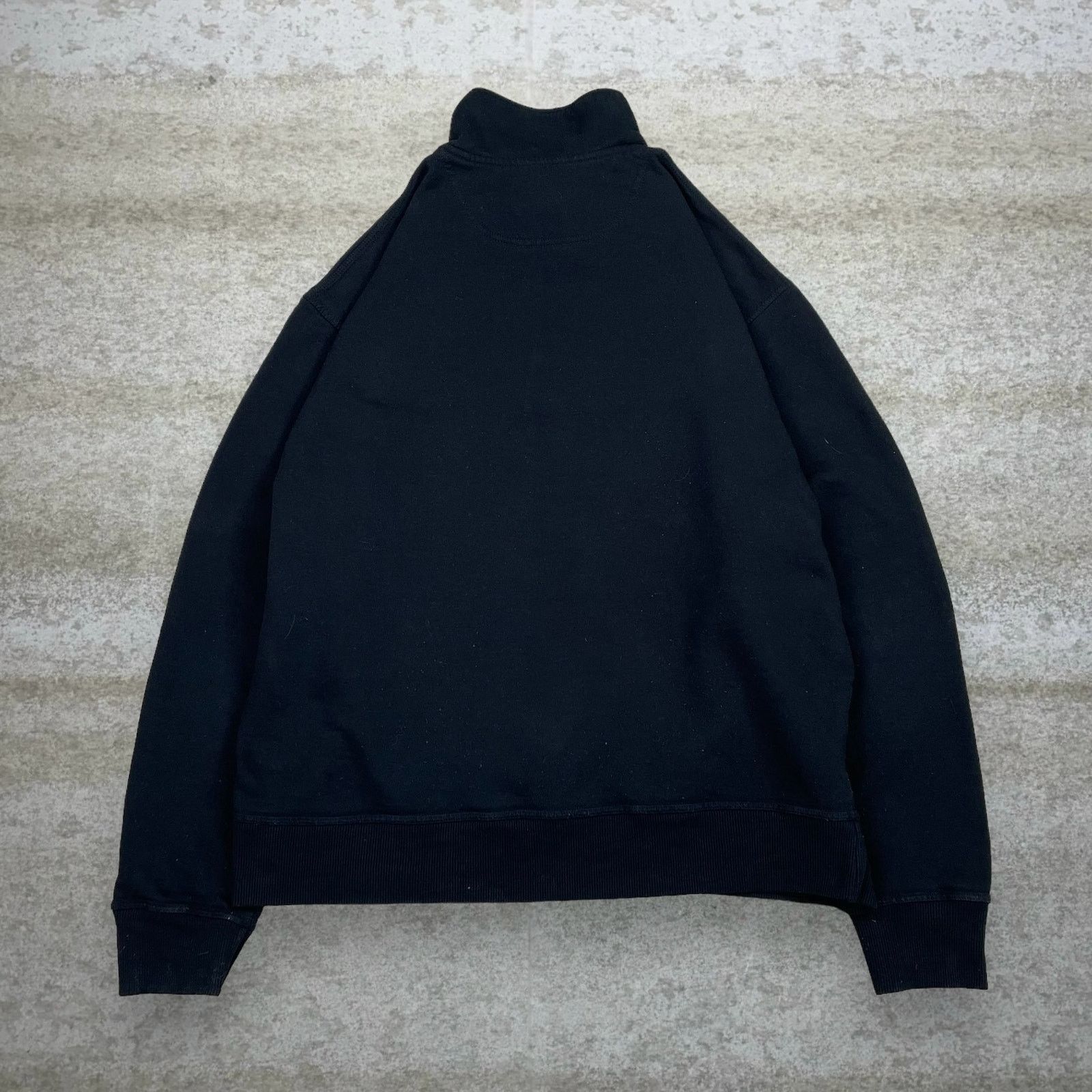 Champion Vintage Y2K Champion Quarter Zip Jacket Mens L Black Cotton Size US L / EU 52-54 / 3 - 2 Thumbnail