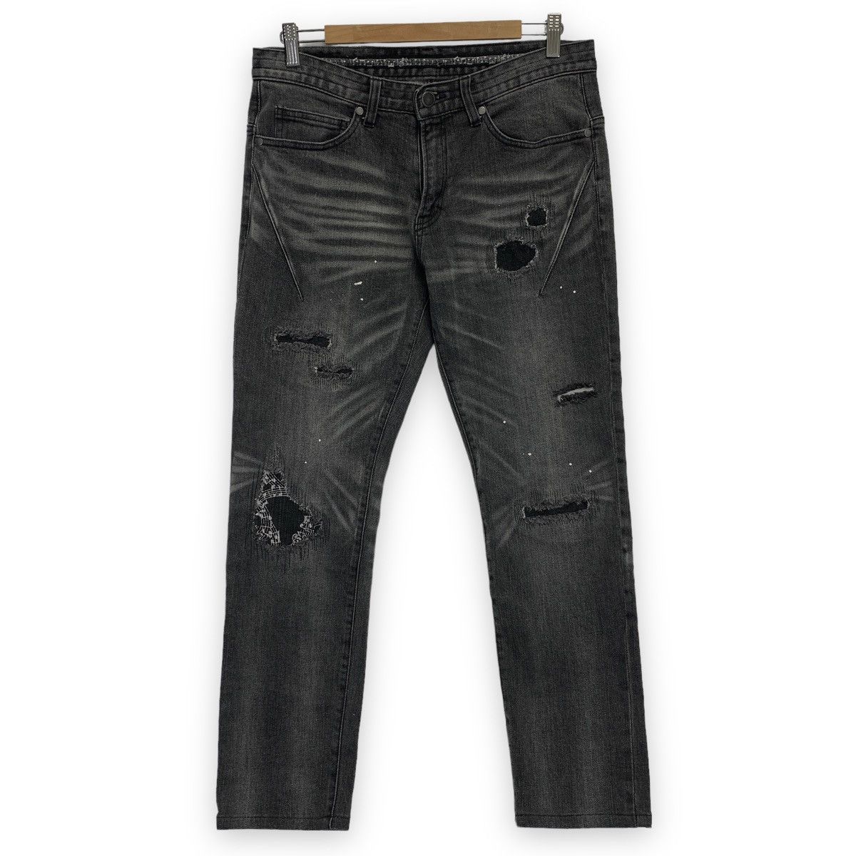 Number (N)ine Number Nine Loveless Guild Prime Distressed Denim