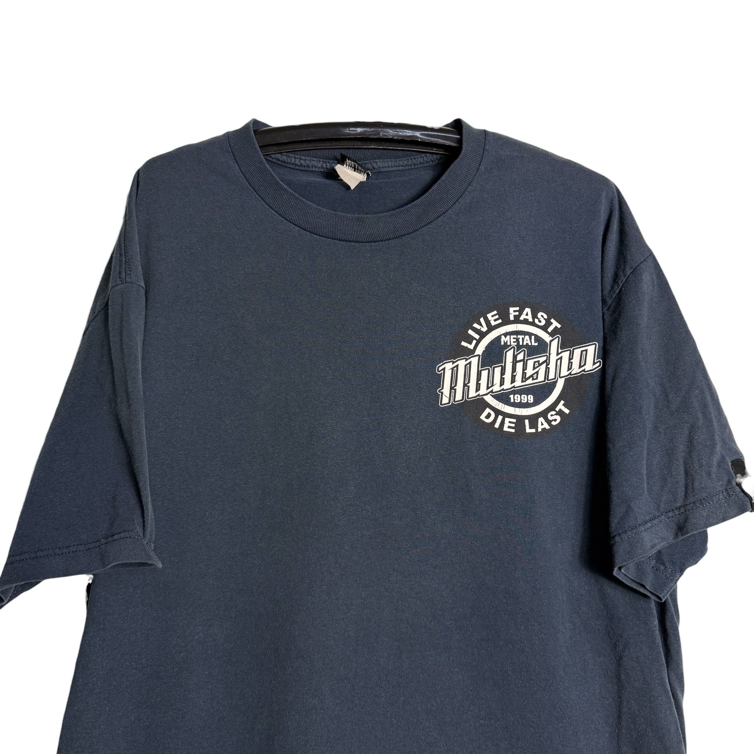 Metal Mulisha 🔥RARE🔥Vintage Metal Mulisha 1999 Spellout T-shirt Size US XL / EU 56 / 4 - 4 Thumbnail