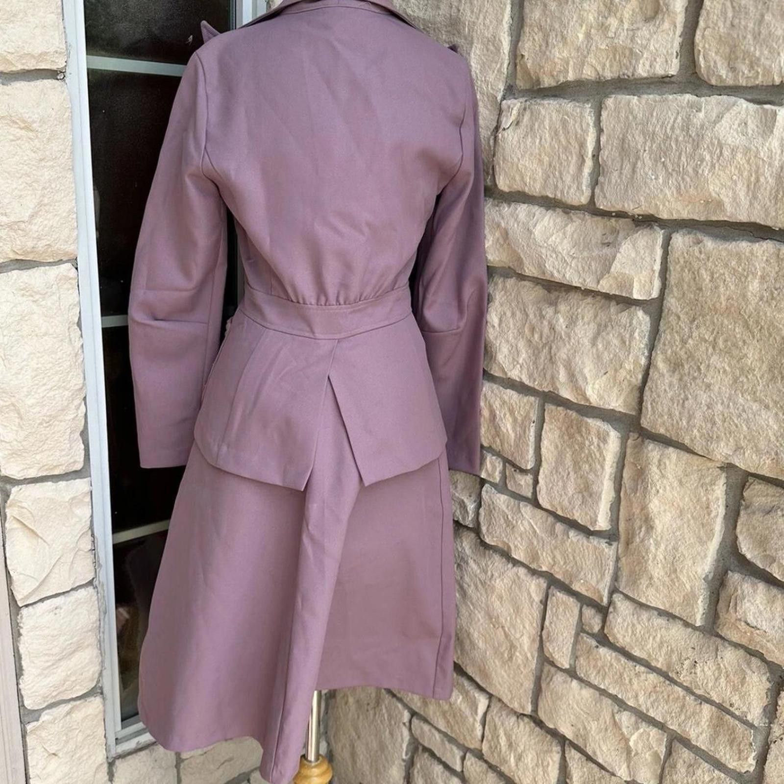 Other Lilac 2-piece skirt set jacket #preppy vintage small Size S / US 4 / IT 40 - 4 Thumbnail