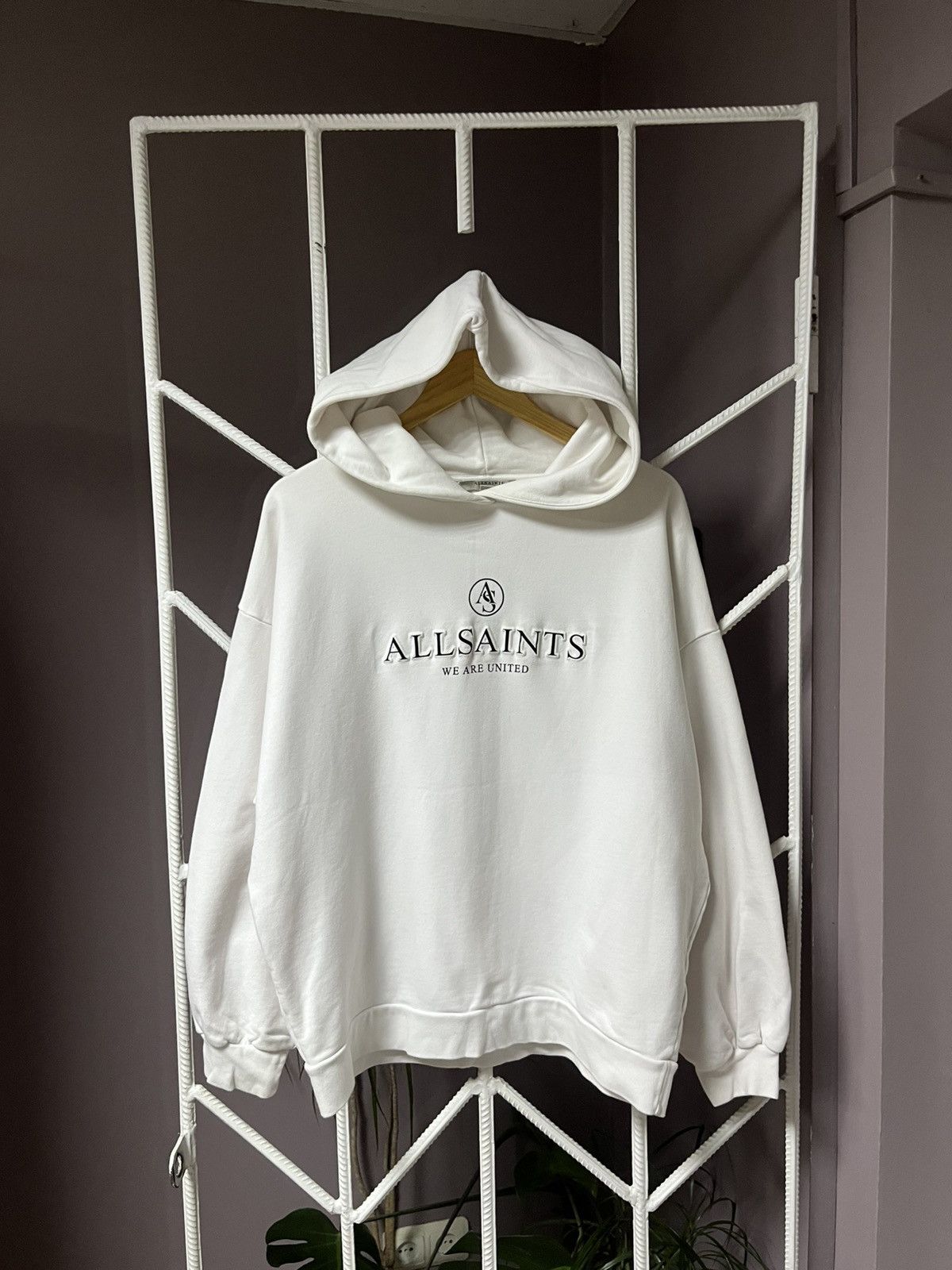 Allsaints Baggy Oversized Allsaints Hoodie Size US M / EU 48-50 / 2 - 1 Thumbnail