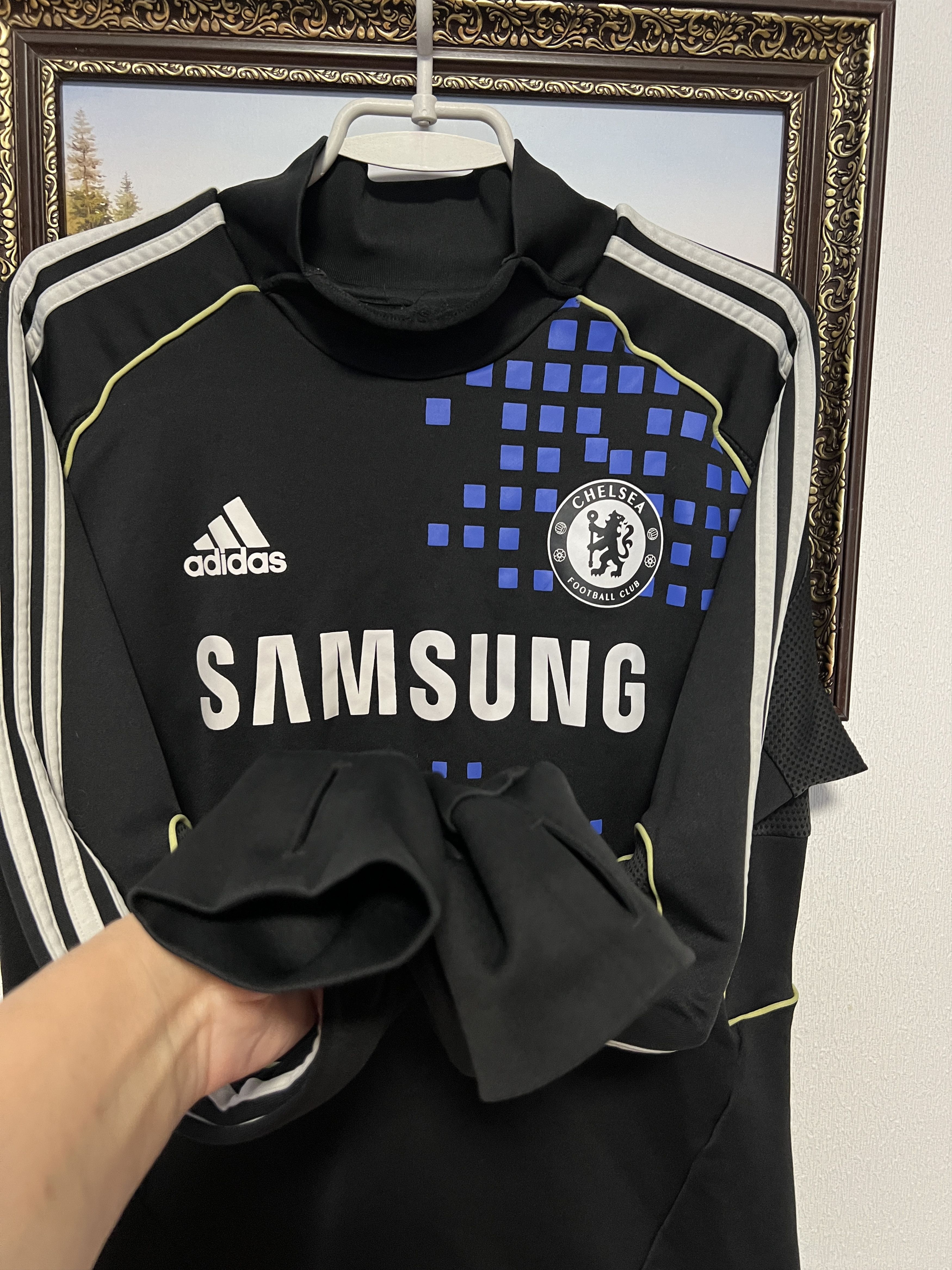 Adidas Vintage Adidas Chelsea Football Sweatshirt Soccer Track Top Size US M / EU 48-50 / 2 - 7 Thumbnail