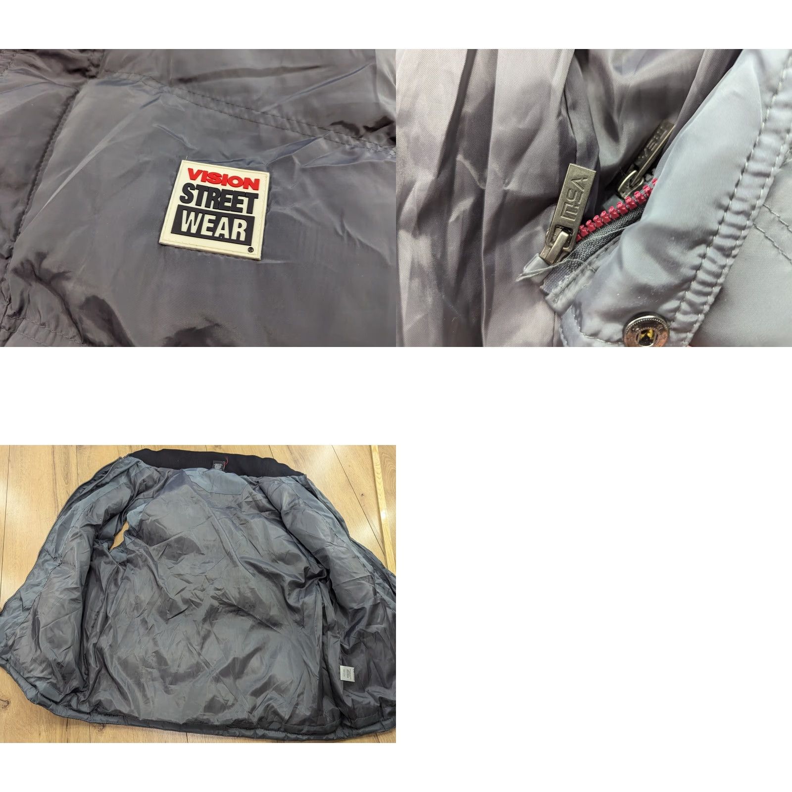 Vintage VINTAGE Vision Street Wear Puffer Vest Mens XL Gray Sleveless Regular Size XS? Size US XL / EU 56 / 4 - 9 Thumbnail
