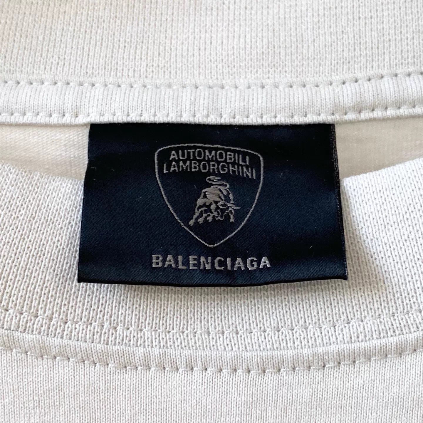 Balenciaga Balenciaga x Lamborghini Car Print Crew Drop LS Size US L / EU 52-54 / 3 - 2 Thumbnail