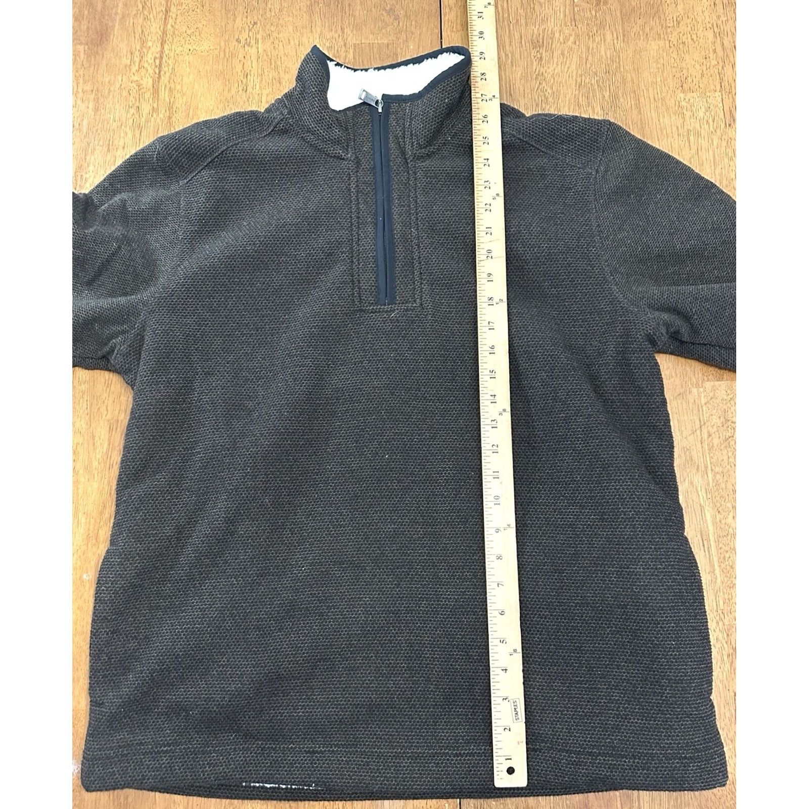 Orvis Orvis Sherpa Lined Pullover Sweatshirt Medium Gray Mens 1/4 Zip Fleece Mock Neck Winter Size US M / EU 48-50 / 2 - 5 Thumbnail