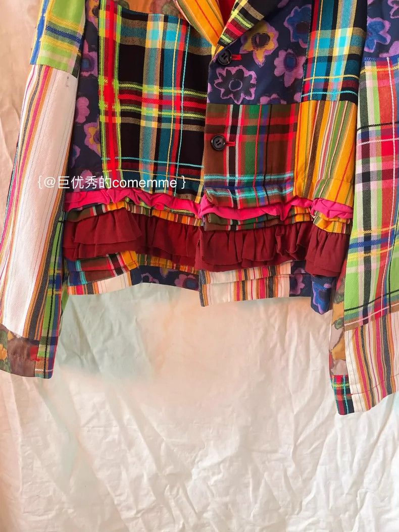 Comme des Garcons Comme Des Garcons Retro Hippie Color Patchwork Pop Print B Size L / US 10 / IT 46 - 4 Thumbnail