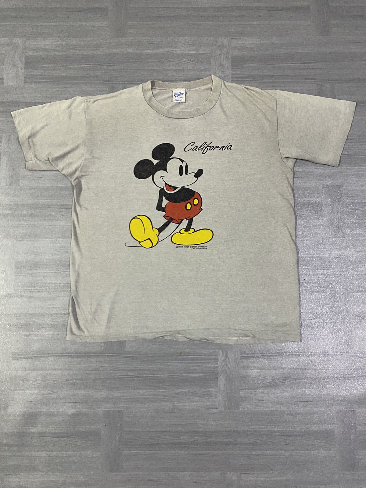 Mickey Mouse Vintage 80s Mickey Mouse T-Shirt Size US L / EU 52-54 / 3 - 1 Thumbnail