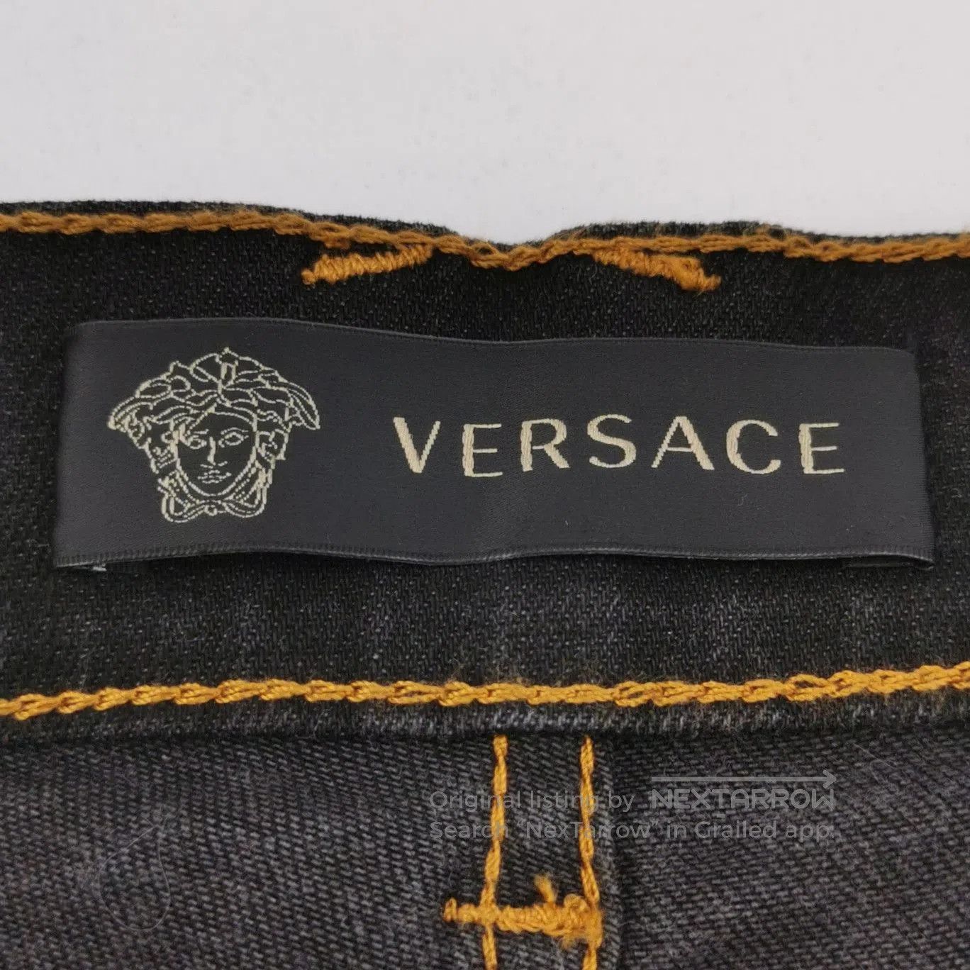 Versace Versace Cotton Logo Slim-Fit Button Pants XS. Size US 29 - 5 Thumbnail