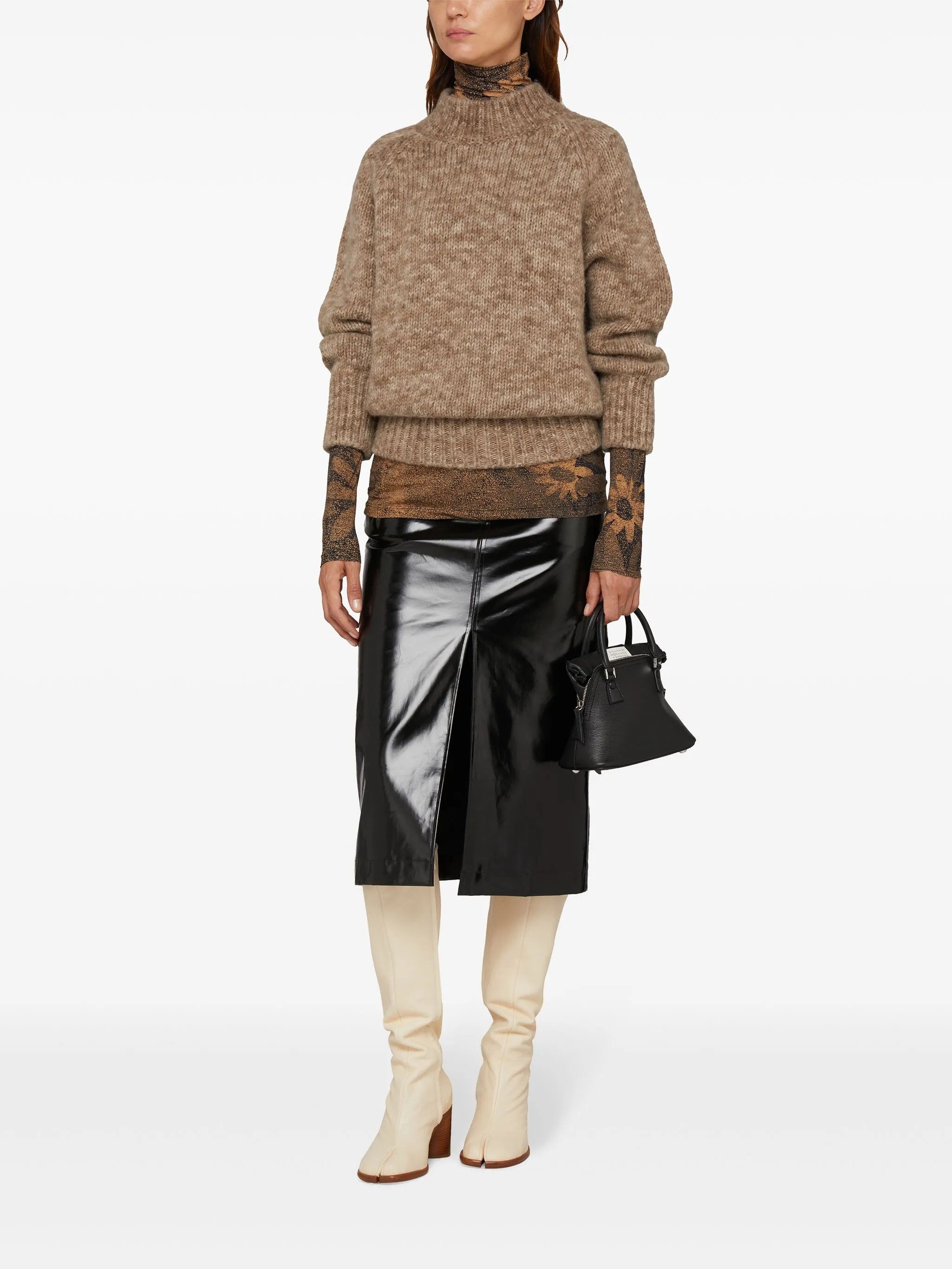 Maison Margiela oc11z0825 Tabi Knee-high Tall Boots in White Size US 8 / IT 38 - 5 Thumbnail