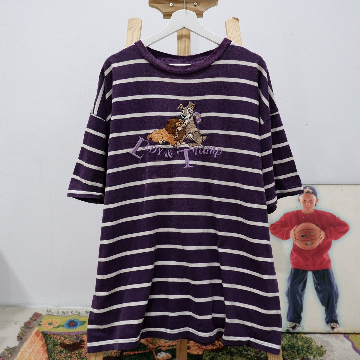 Disney Lady & Tramp Cartoon Disney T shirts Size US XXL / EU 58 / 5 - 1 Thumbnail