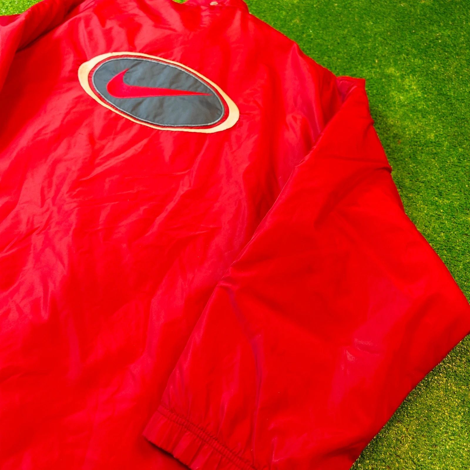 Nike Vintage Nike Jacket Mens XL Full zip red embroidered y2k Size US XL / EU 56 / 4 - 8 Thumbnail