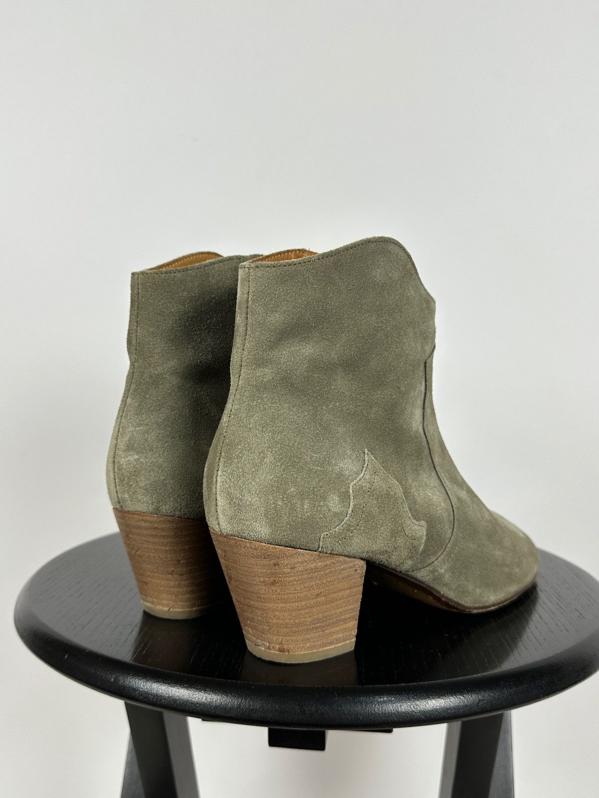 Isabel Marant × Isabel Marant Etoile Isabel Marant Étoile Dicker Suede Ankle Boots Western Style Size US 9 / IT 39 - 5 Thumbnail