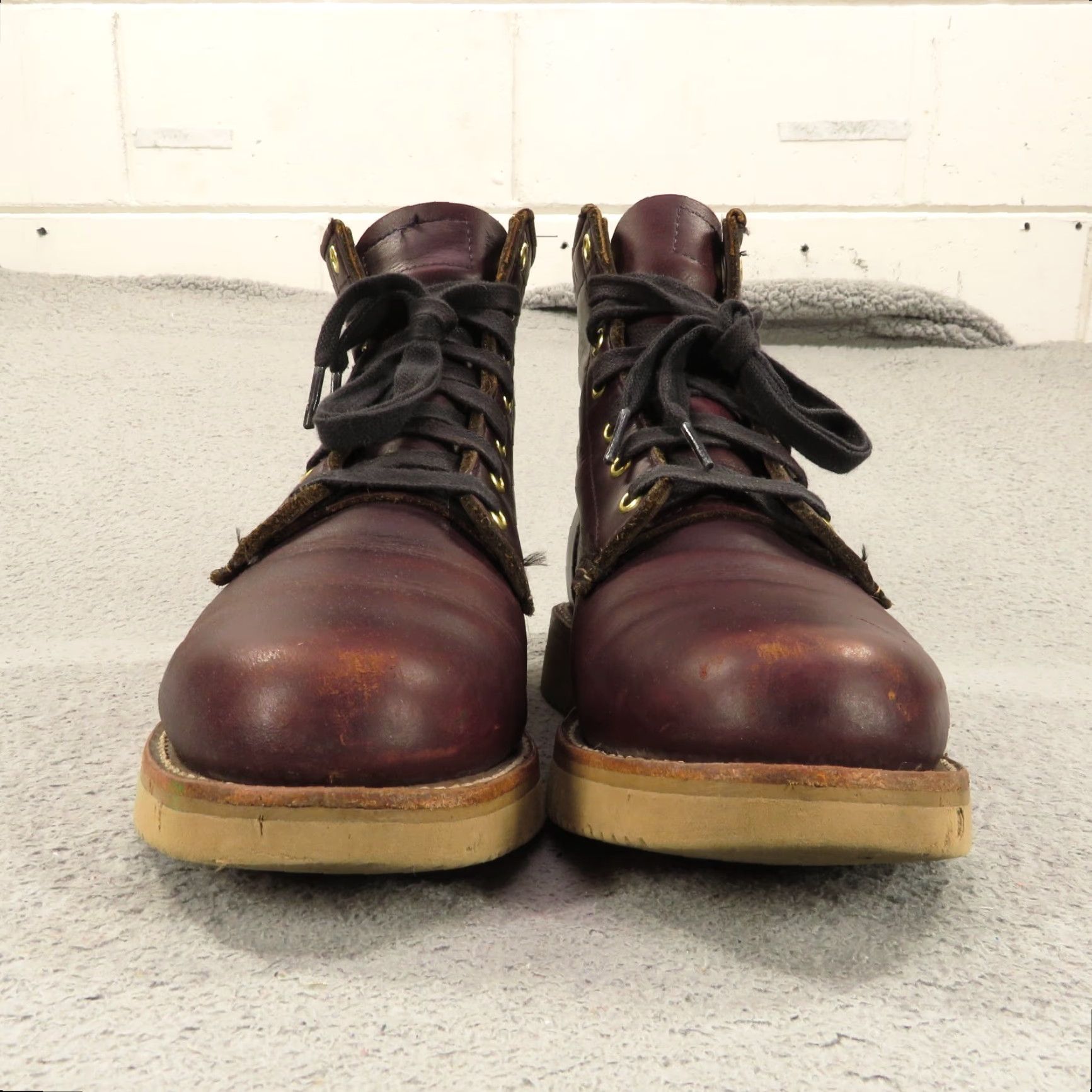 Chippewa Chippewa Boots Womens 9 6" Lace Up Service Oxblood Leather Vintage Made in USA Casual Combat Ankle Boots Mens? No gender. Size US 9 / IT 39 - 2 Thumbnail