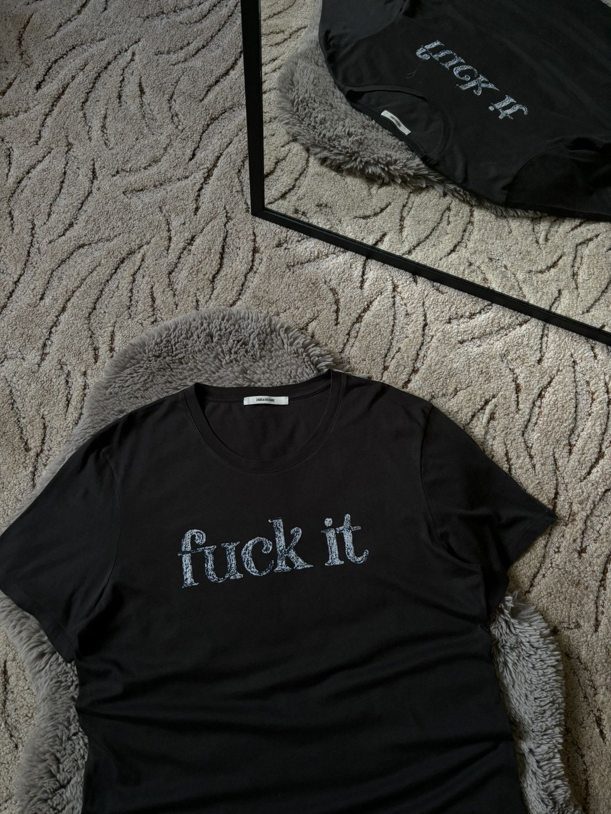 Designer × Zadig & Voltaire Zadig & Voltaire tee f*ck it brown t-shirt Size US XL / EU 56 / 4 - 2 Thumbnail