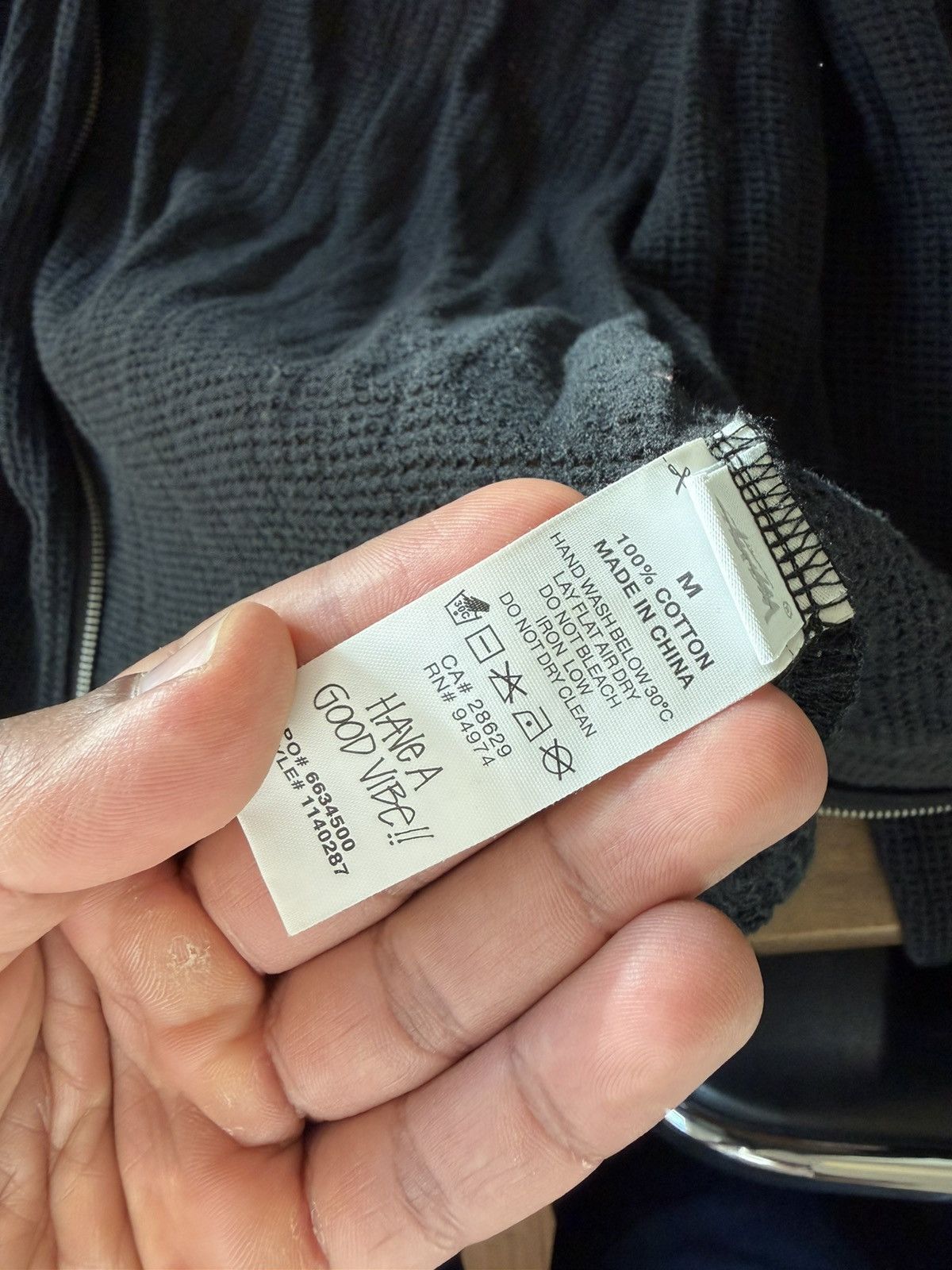 Stussy Stussy mesh cotton zip Size US M / EU 48-50 / 2 - 5 Thumbnail