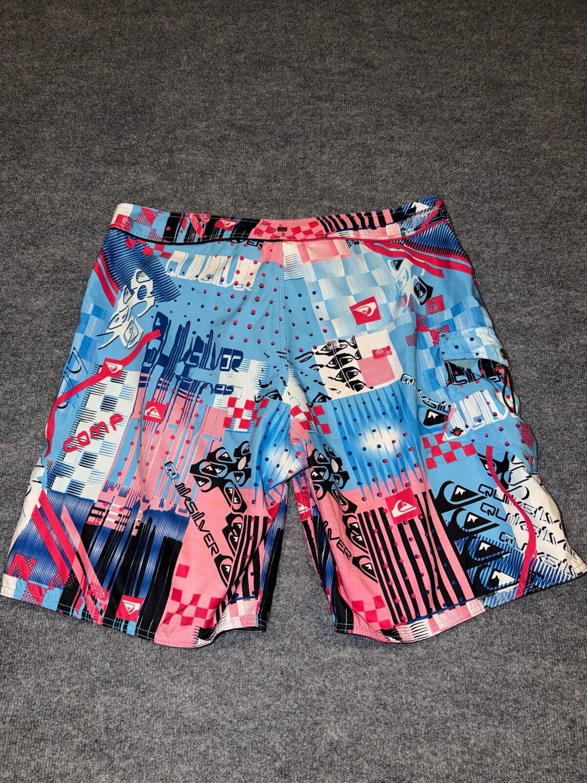 Quiksilver Quiksilver Y2K Surf Board Shorts Mens 2XL VTG Y2K 90s Rare Size US 40 / EU 56 - 5 Thumbnail