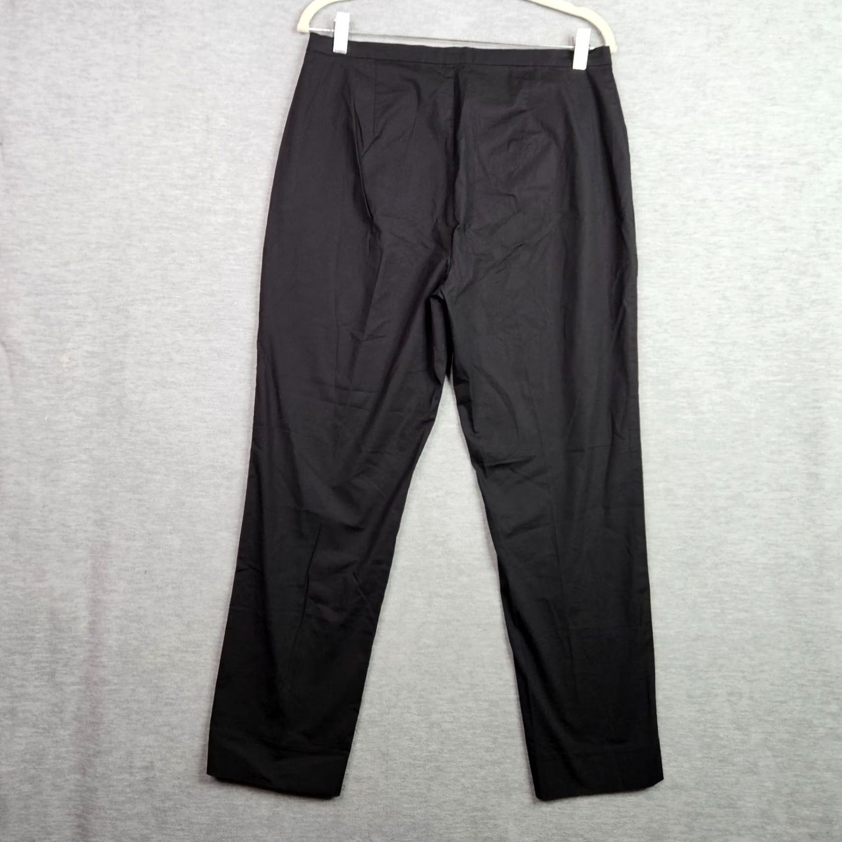 Eileen Fisher Eileen Fisher Pants Women Size 10 Black Straight Leg Minimalist Career NWT Size 32" / US 10 / IT 46 - 2 Thumbnail