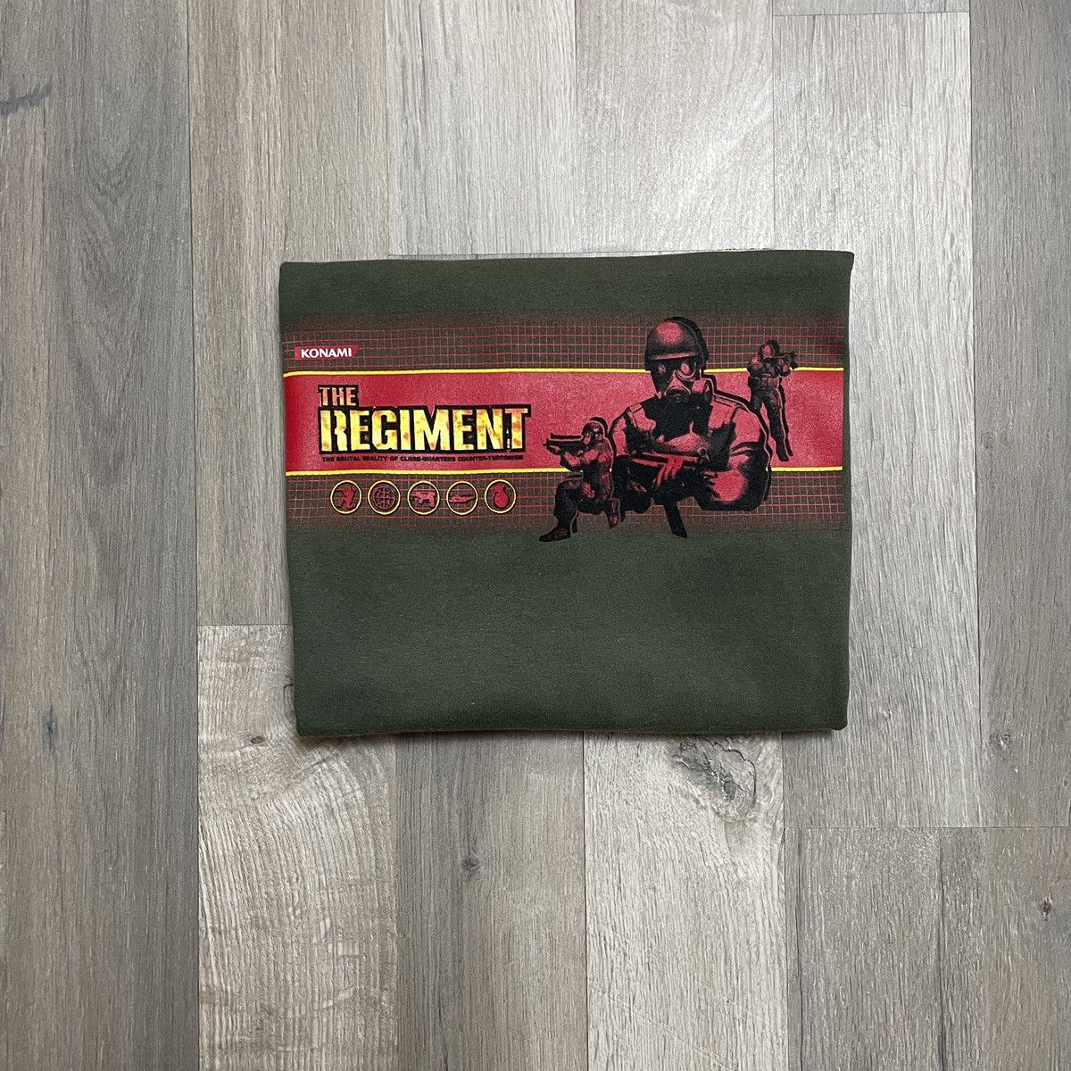 Fruit Of The Loom KONAMI The Regiment Video Game Promo T-Shirt Size US L / EU 52-54 / 3 - 1 Thumbnail