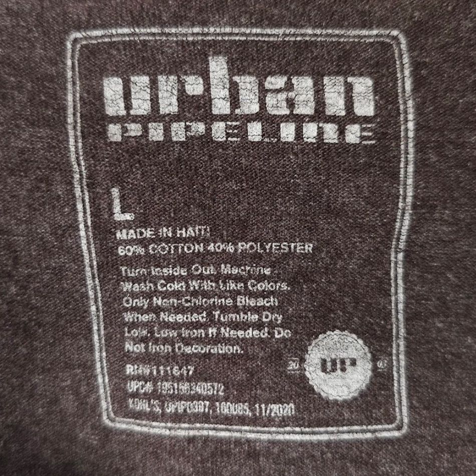 Vintage Urban Pipeline Moonlit City Skyline T-Shirt Mens Large Gray Cityscape Full Moon Night Chicago Vintage: No Size US L / EU 52-54 / 3 - 7 Thumbnail