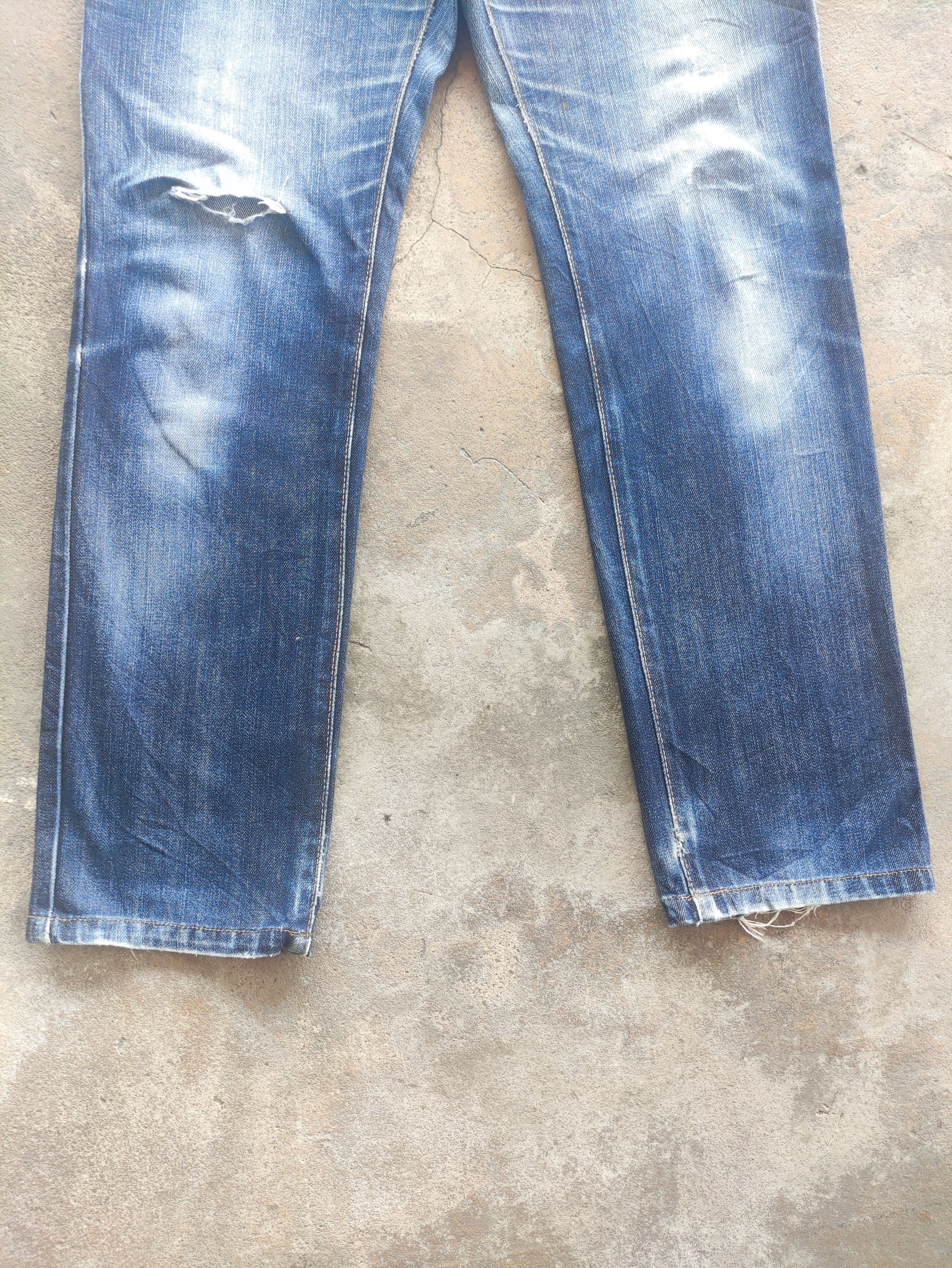 Edwin × Jean × Vintage W32💥 Vintage Edwin 402 Made In Japan Distressed Faded Pants Size US 32 / EU 48 - 4 Thumbnail