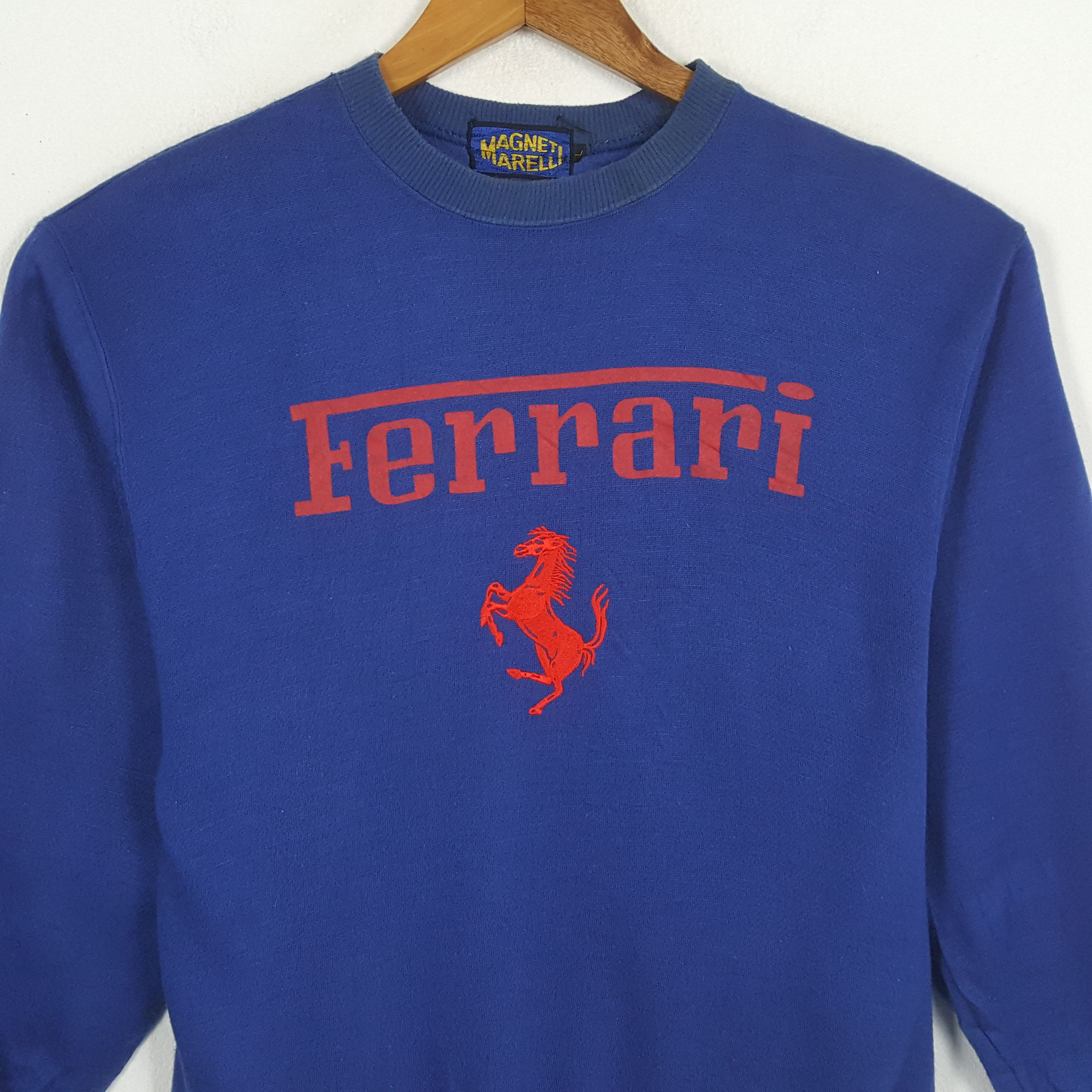 Ferrari × Vintage Vintage FERRARI MAGNETI MARELLI Formula One Sweatshirts Size US M / EU 48-50 / 2 - 2 Thumbnail