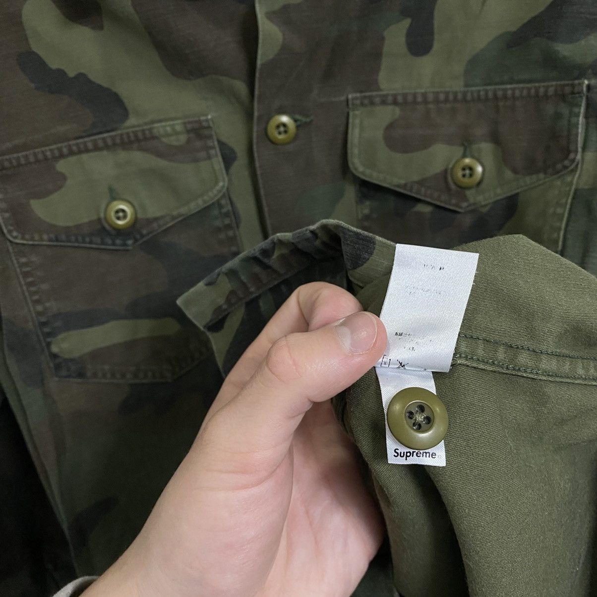 Supreme Vintage Supreme Military “Army” Overshirt Jacket Size US L / EU 52-54 / 3 - 14 Thumbnail