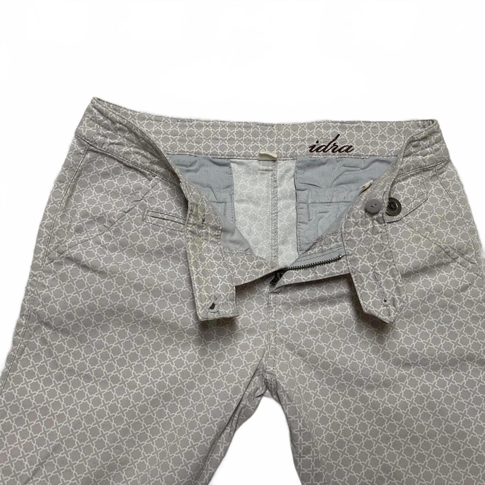 Other Idra Women's Sz 4 Gray Printed Geometric Capri Pants Size 27" / US 4 / IT 40 - 4 Thumbnail