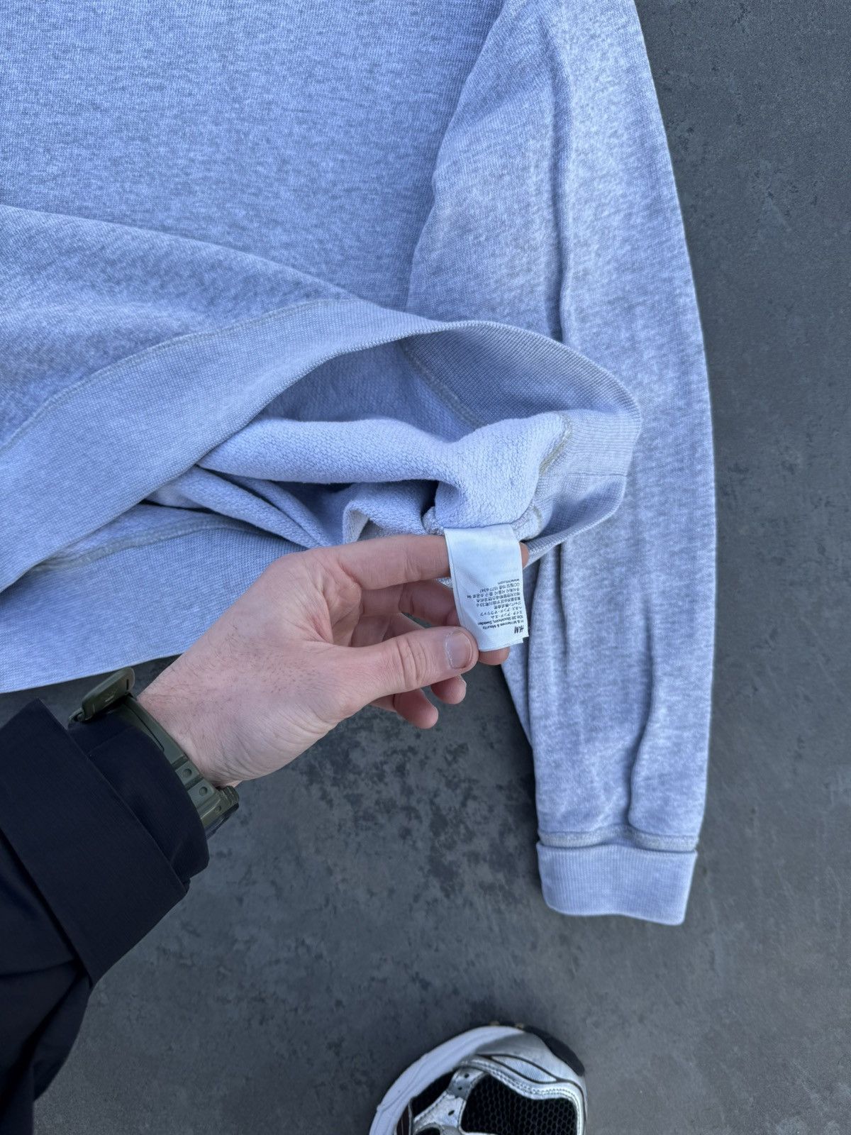 Isabel Marant Isabel Marant Sweatshirt Baggy Y2K Grey H&M Streetwear Size L / US 10 / IT 46 - 12 Thumbnail