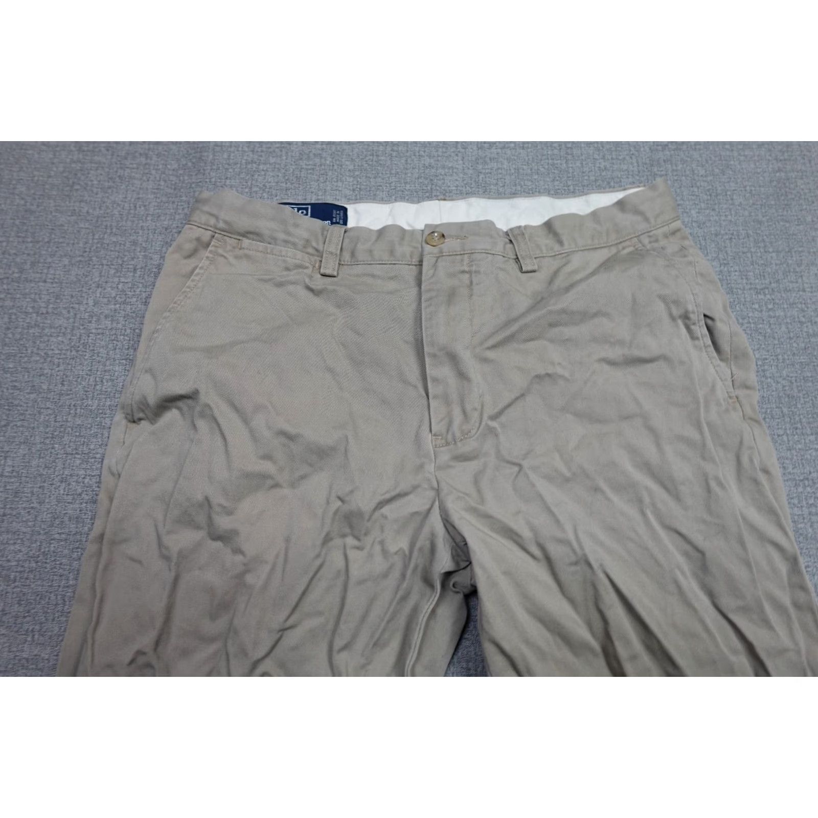 Polo Ralph Lauren Polo Ralph Lauren Pants Mens 34 Beige Chino 5-Pocket Stretch Classic 30in Inseam Casual Straight 34x30 Size US S / EU 44-46 / 1 - 2 Thumbnail