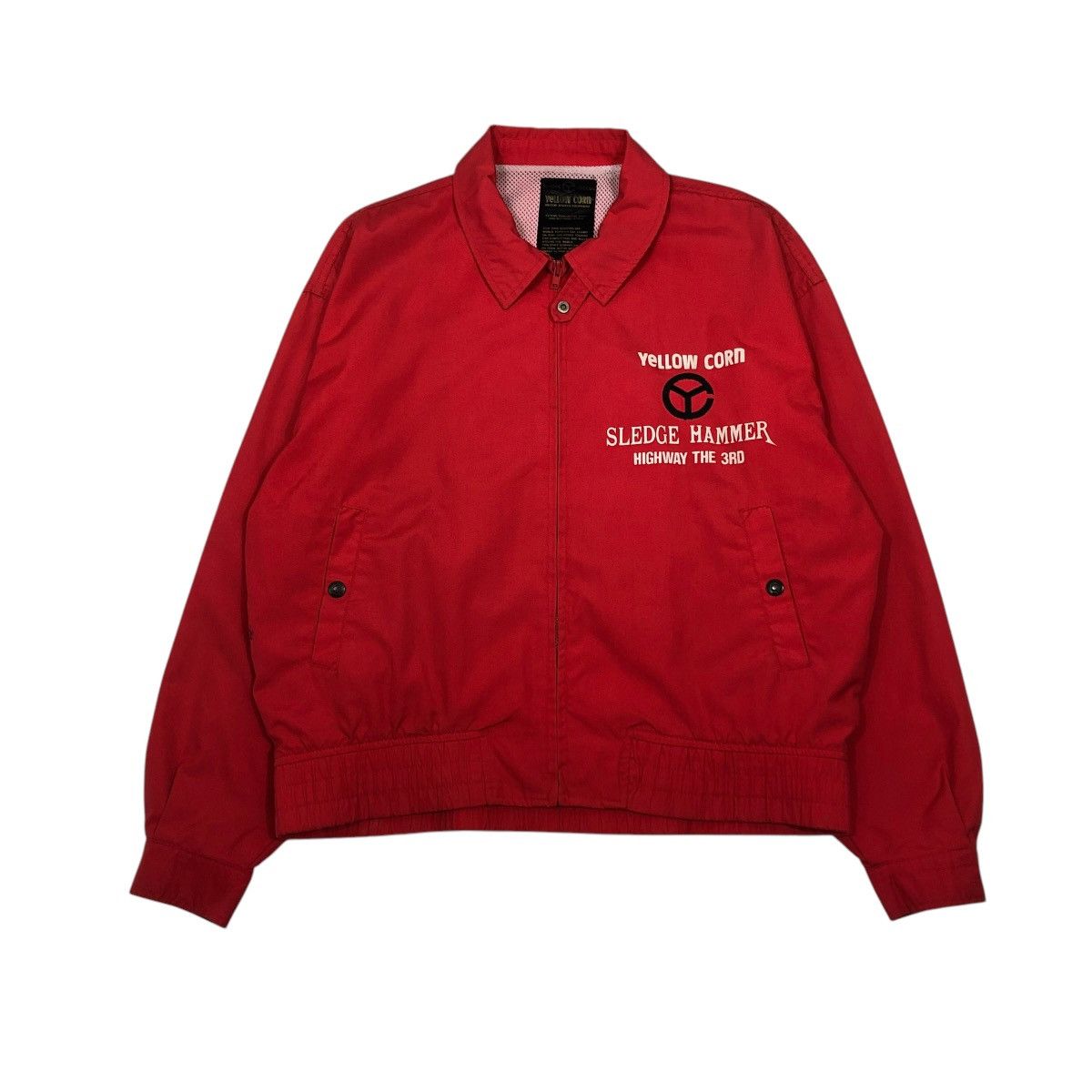 YELLOW CORN VINTAGE RACING JACKET YELLOW CORN BIG LOGO SPELL OUT KADOYA Size US L / EU 52-54 / 3 - 2 Thumbnail