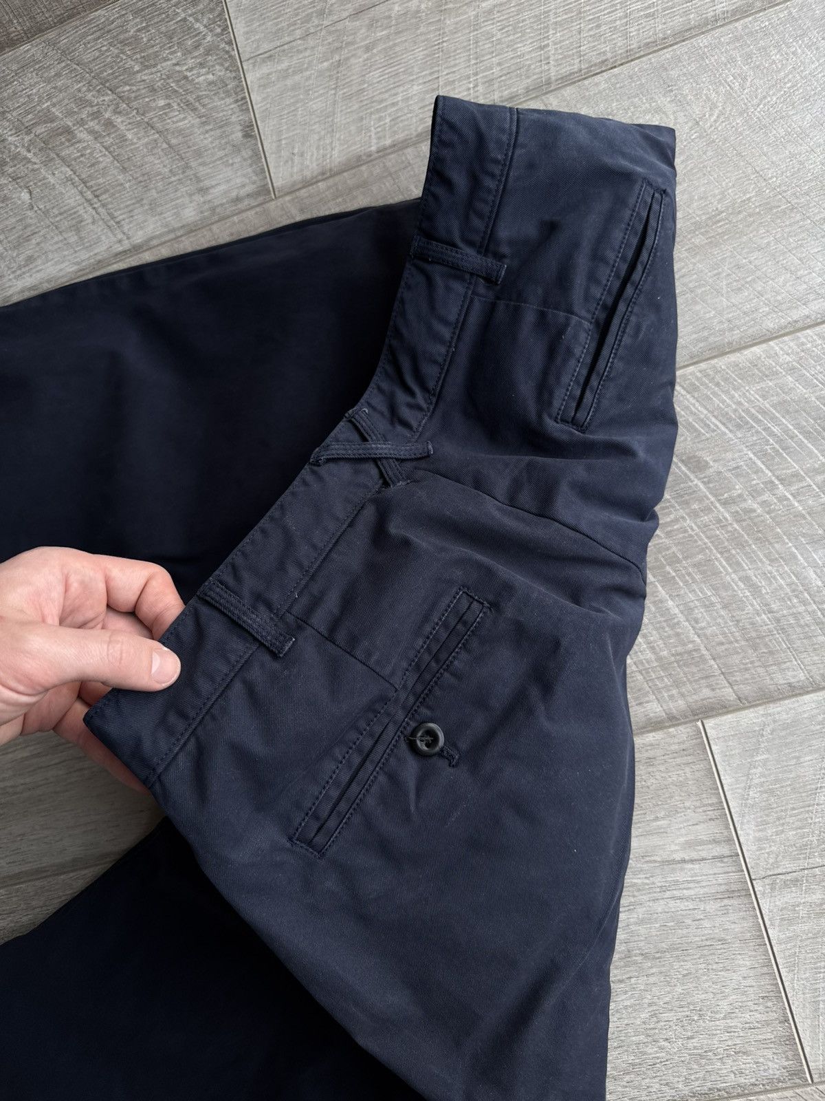 Alex Mill Alex Mill Military Standard Pleated Pant Cropped Chinos Size US 30 / EU 46 - 9 Thumbnail