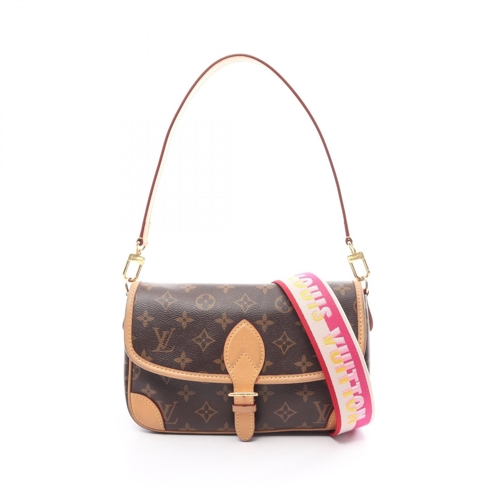 Louis Vuitton Monogram Diane NM PM Canvas Shoulder Bag M46049 in Good Condition