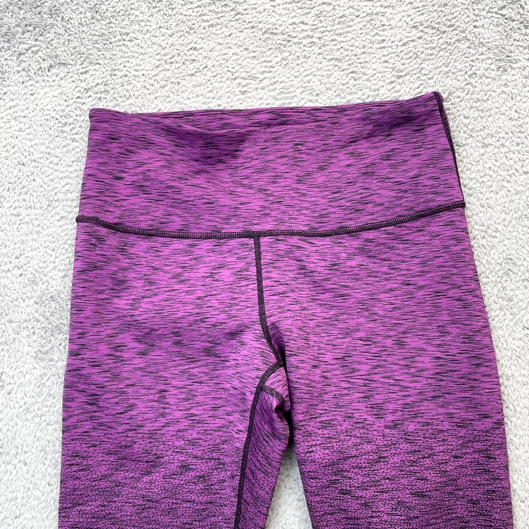 Vintage Kirkland Signature Leggings Womens Medium Purple Active Crop Skinny Leg Pants Size 32" / US 10 / IT 46 - 5 Thumbnail