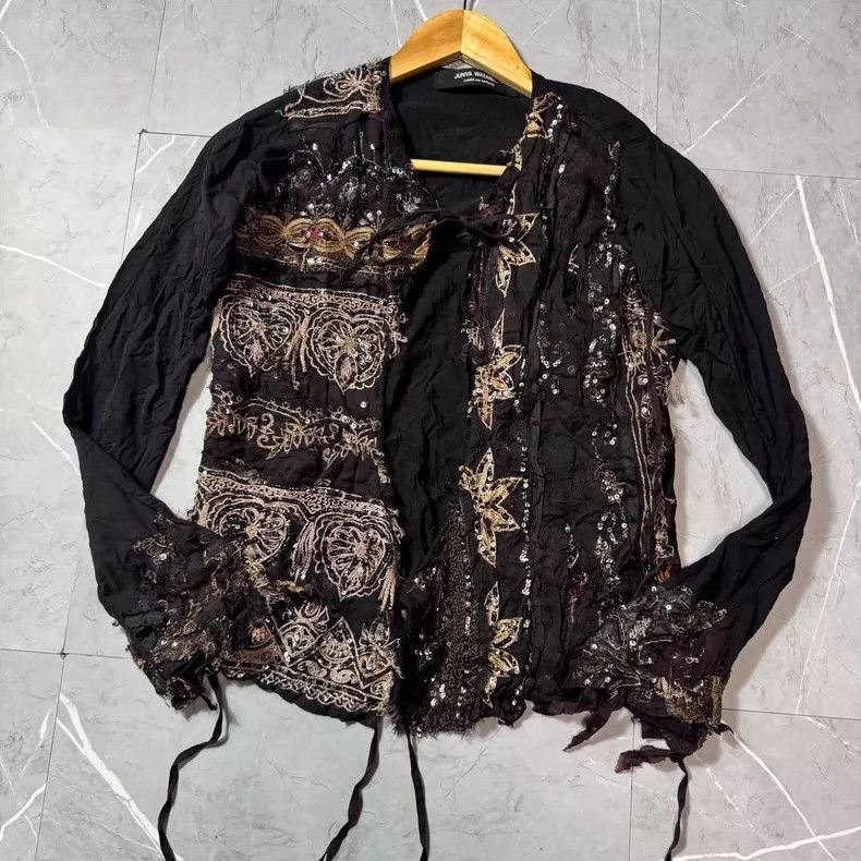 Comme des Garcons Comme Des Garcons Embroidered decorative cardigan Size S / US 4 / IT 40 - 1 Thumbnail