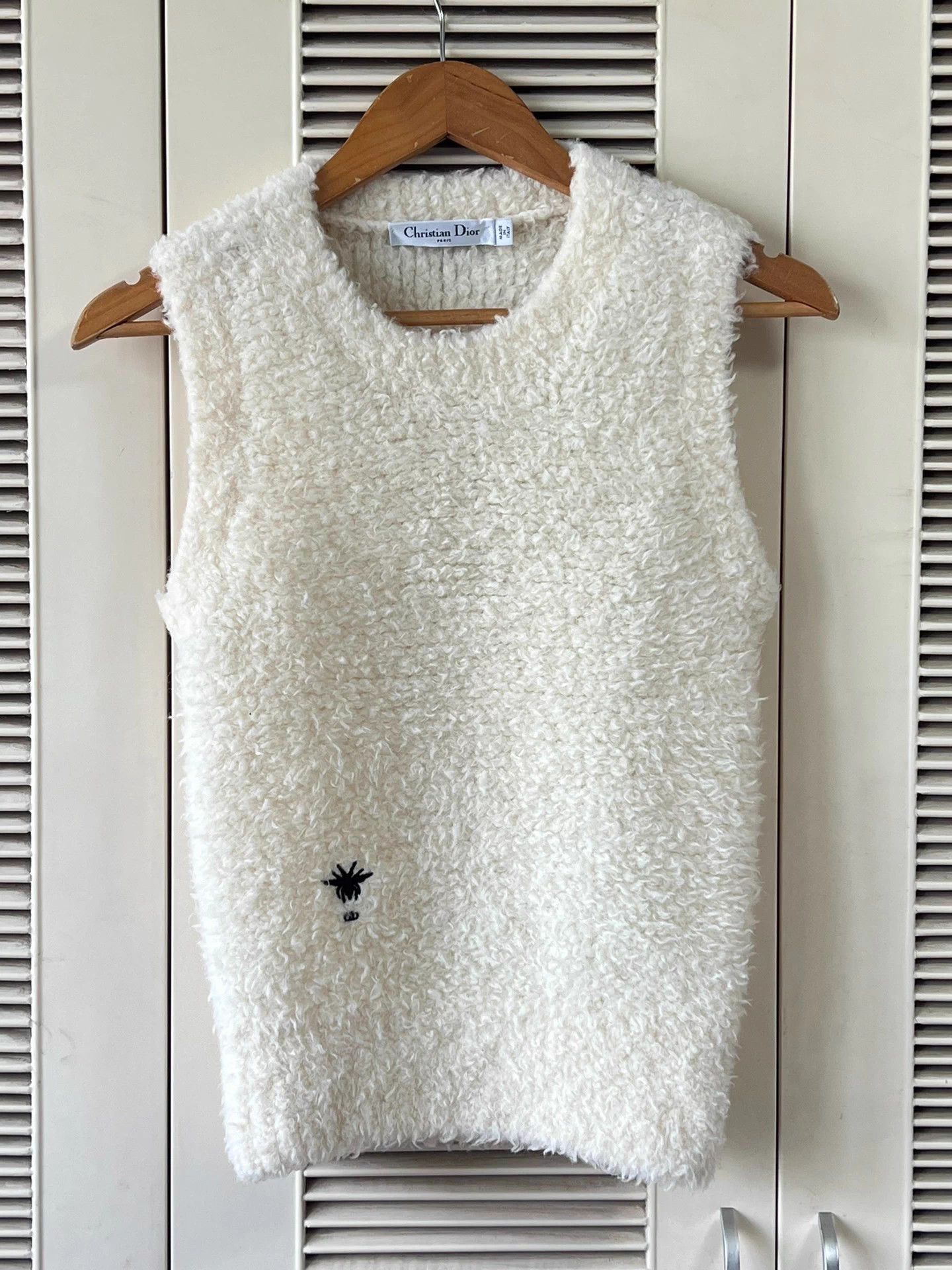 Dior Dior lamb wool vest cream size 36 Size XS / US 0-2 / IT 36-38 - 1 Thumbnail