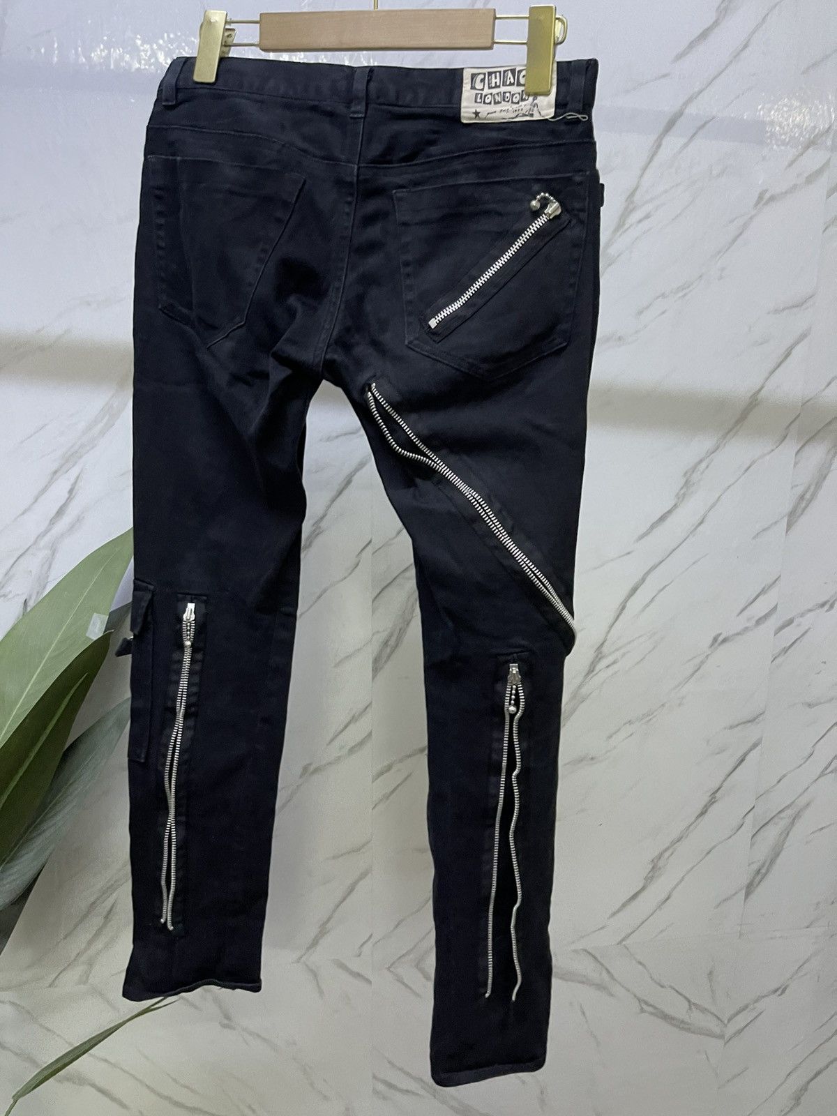 If Six Was Nine Jepanes Brand Chaos London Punk Bondage Pants Size US 28 / EU 44 - 4 Thumbnail