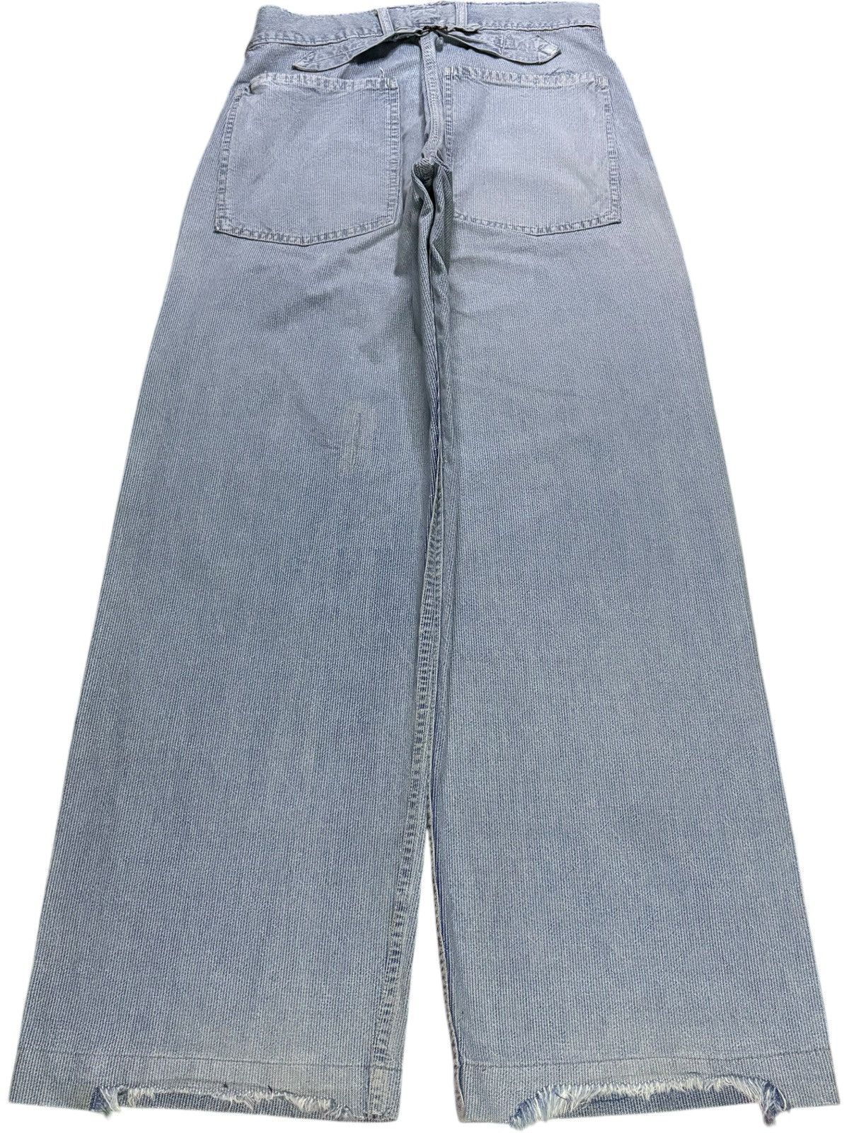 Japanese Brand Vintage Japanese Brand Buckle Back Hickory Baggy Jeans Size US 29 - 2 Thumbnail
