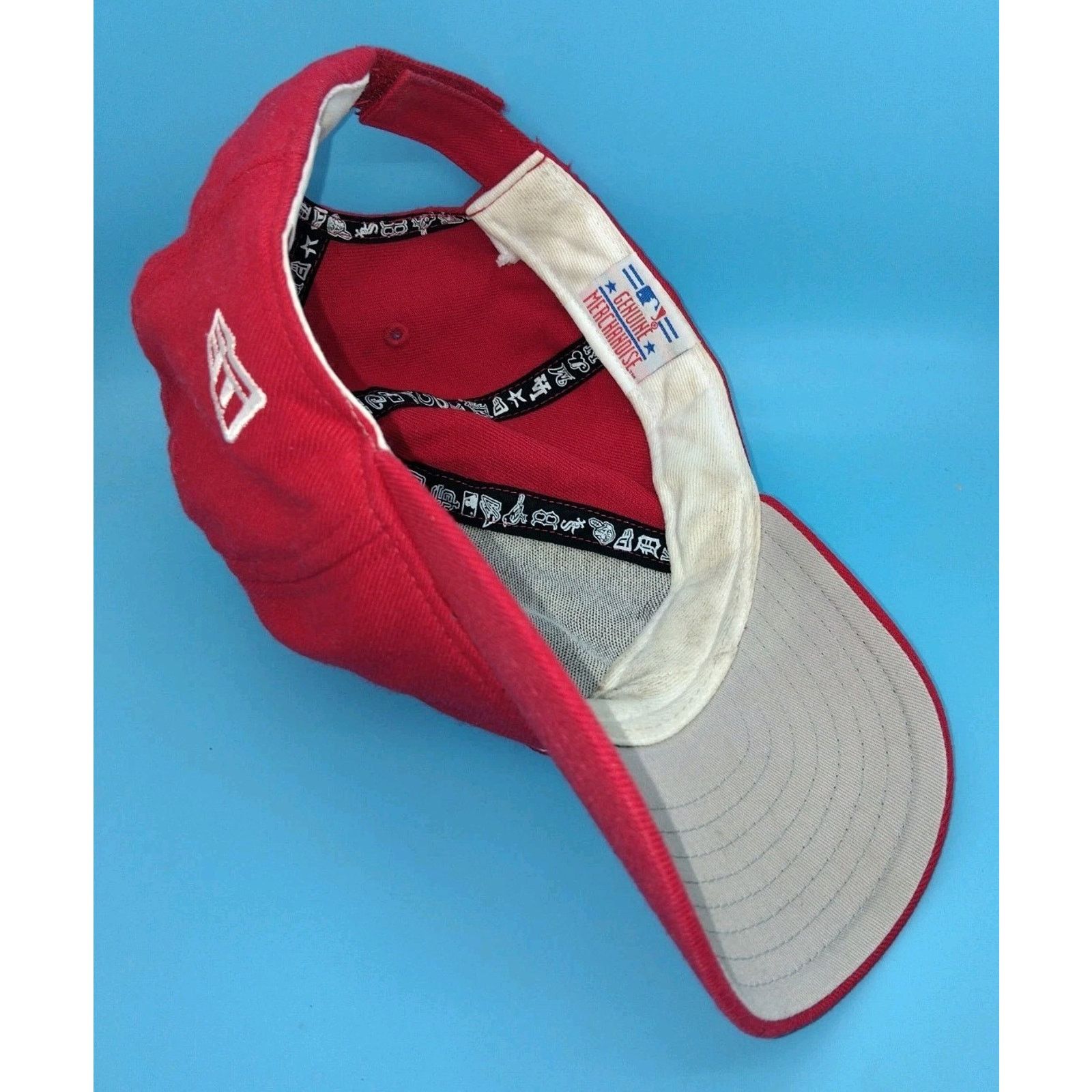 New Era MLB Los Angeles Angels Baseball Cap Red NewEra Adult Adjust Size ONE SIZE - 8 Thumbnail