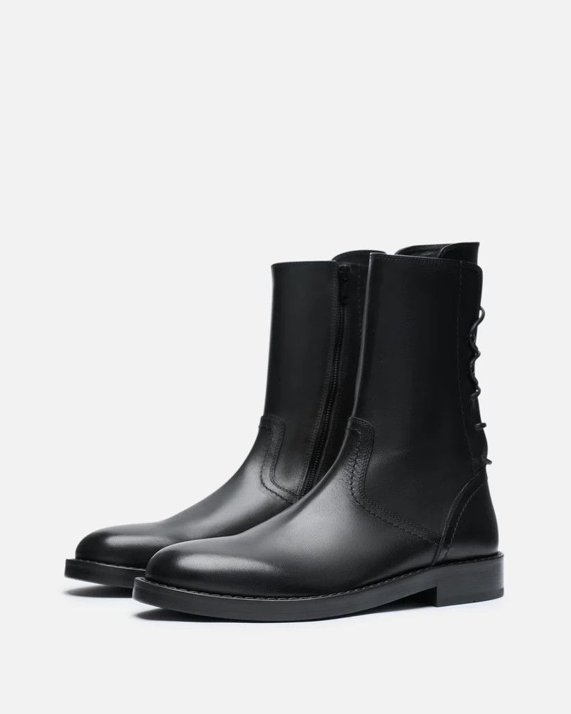 Ann Demeulemeester o1s1v1r1oon0825 Heiko Laced Back Ankle Boots in Black Size US 8 / EU 41 - 5 Thumbnail