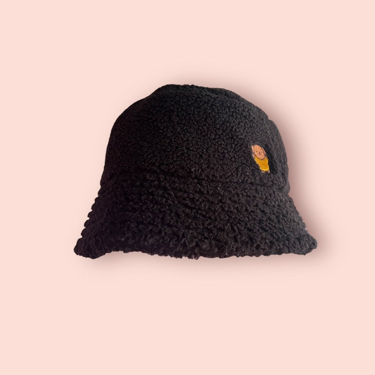 Anime × Cartoon Network × Japanese Brand RARE MIFFY BEAR SHERPA FLEECE BLACK BUCKET HAT Size ONE SIZE - 8 Thumbnail