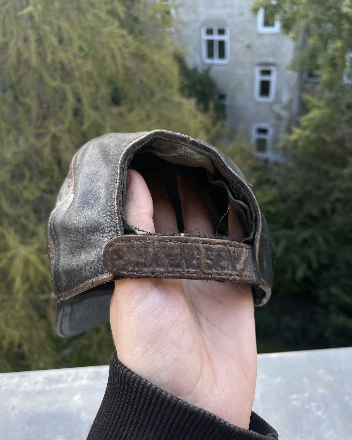 Lost Boys Archives × Vintage Lost Boys Archive Vintage Leather Cap Hat Size ONE SIZE - 4 Thumbnail
