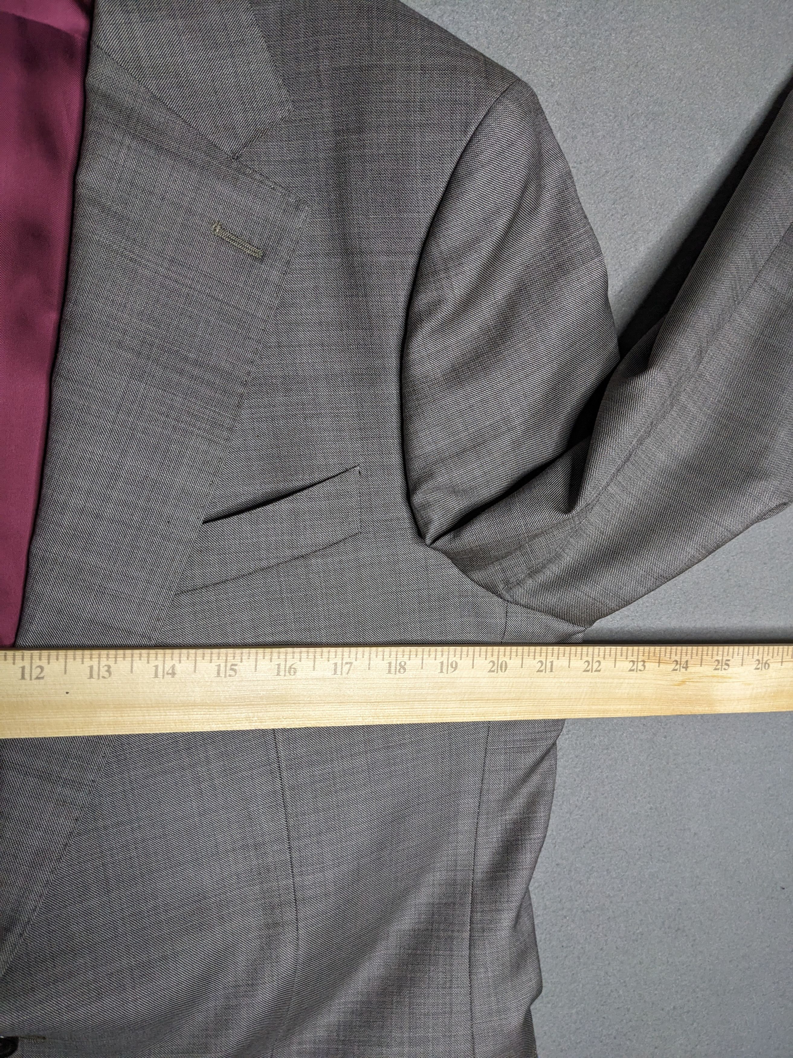 Spier & Mackay Spier & MacKay Suit Jacket 44R Wool Contemporary 2-Button Size 44R - 8 Thumbnail