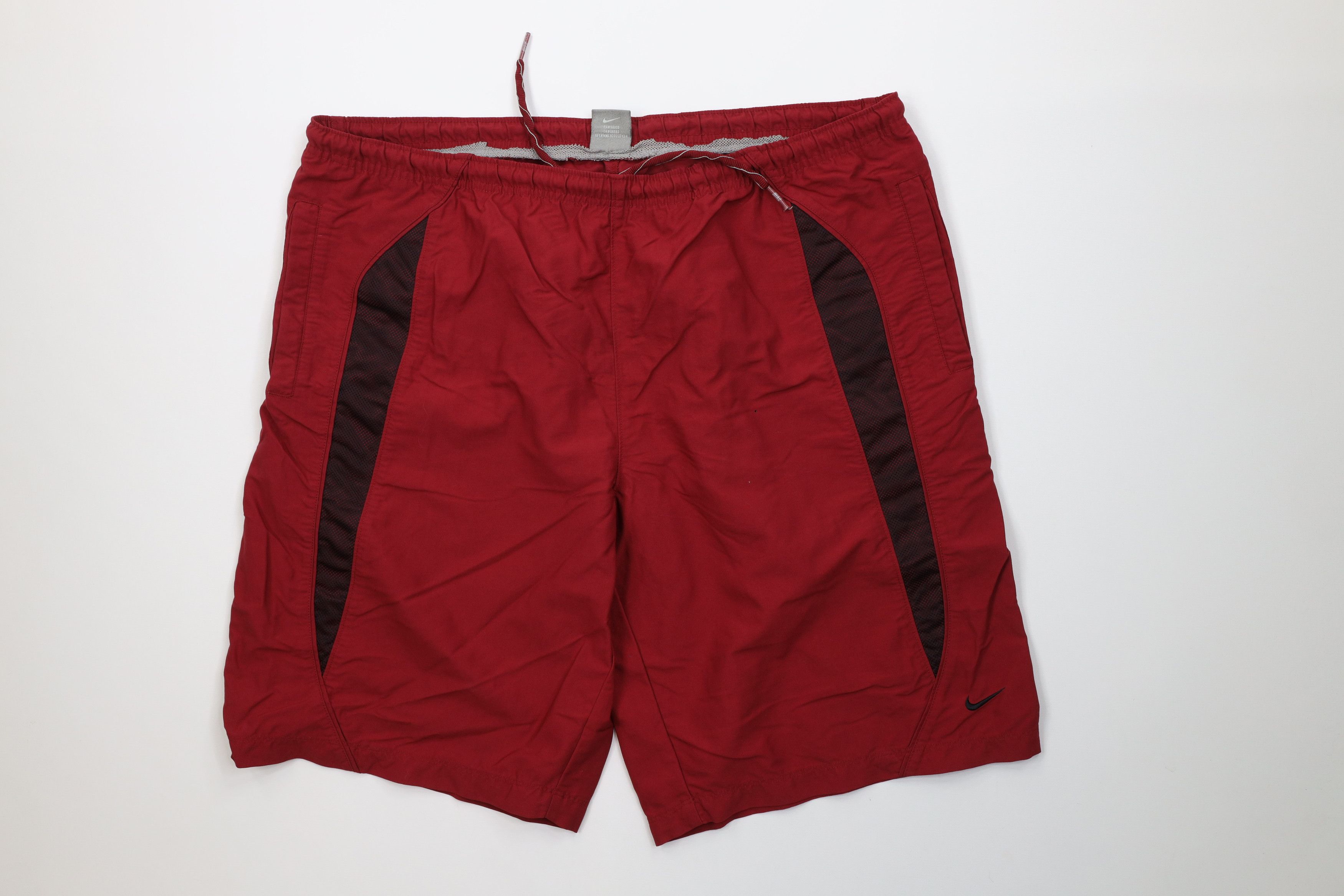 Nike AS IS Vintage Nike Travis Scott Mini Swoosh Shorts Red Size US 36 / EU 52 - 1 Thumbnail