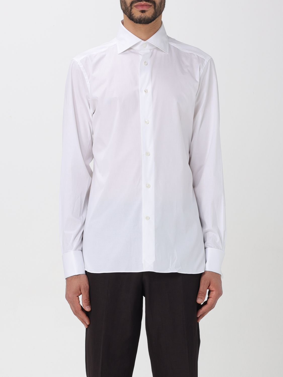 image of Ermenegildo Zegna Zegna Shirt Men White (Size XL)