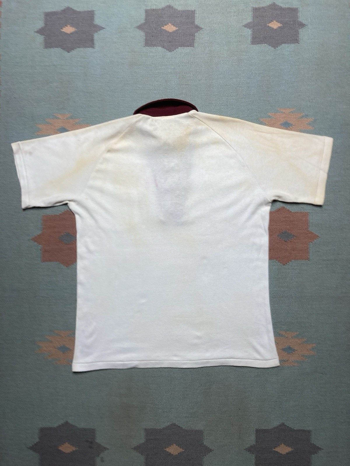 Vintage Vintage 70s polo shirt Blatz Beer dagger collar soft large Size US L / EU 52-54 / 3 - 8 Thumbnail