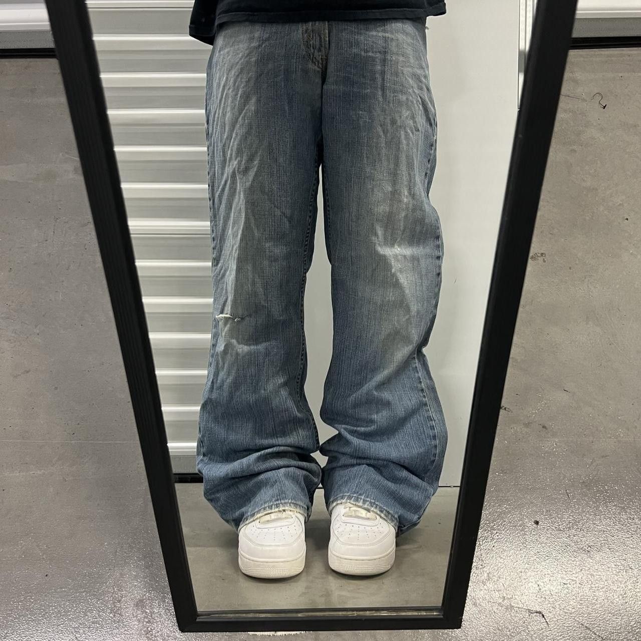Levi's × Vintage Vintage Y2K Super Baggy Levis tall Skater style Denim Jeans! Size US 34 / EU 50 - 1 Thumbnail