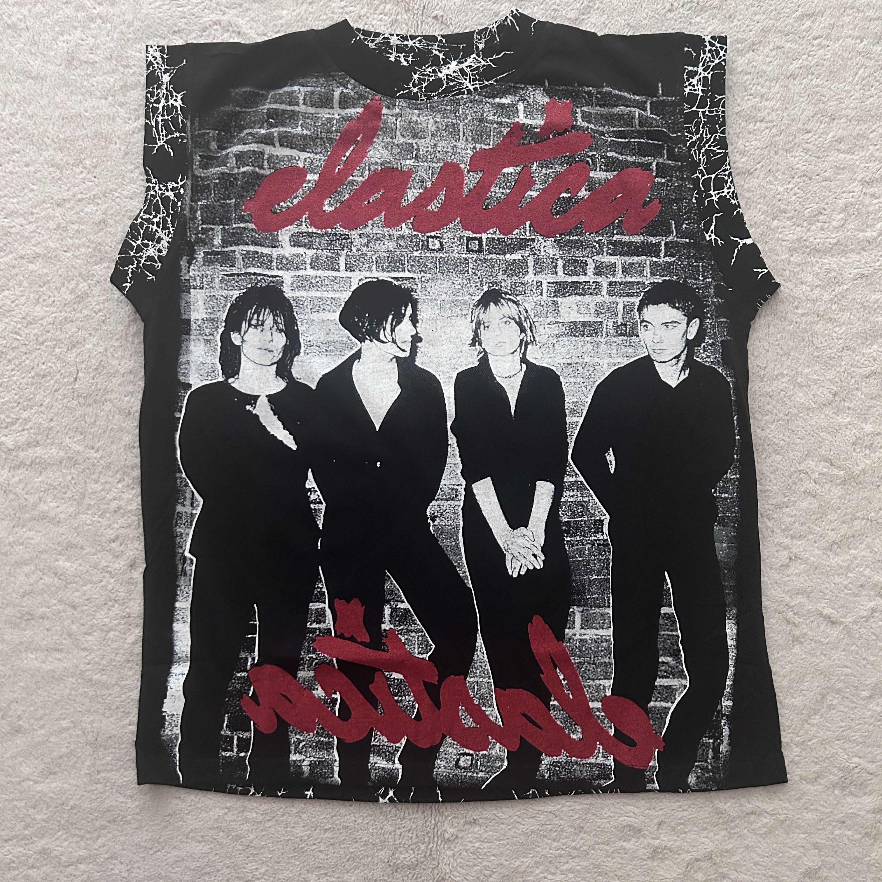 Band Tees × Vintage Oasis Shirt Box Logo Vintage Band Tees